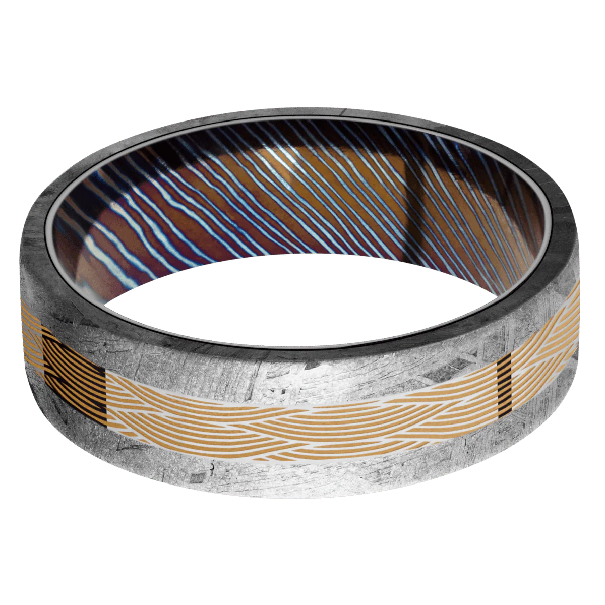 Meteorite + None Finish + Titanium Damascus - Image 3