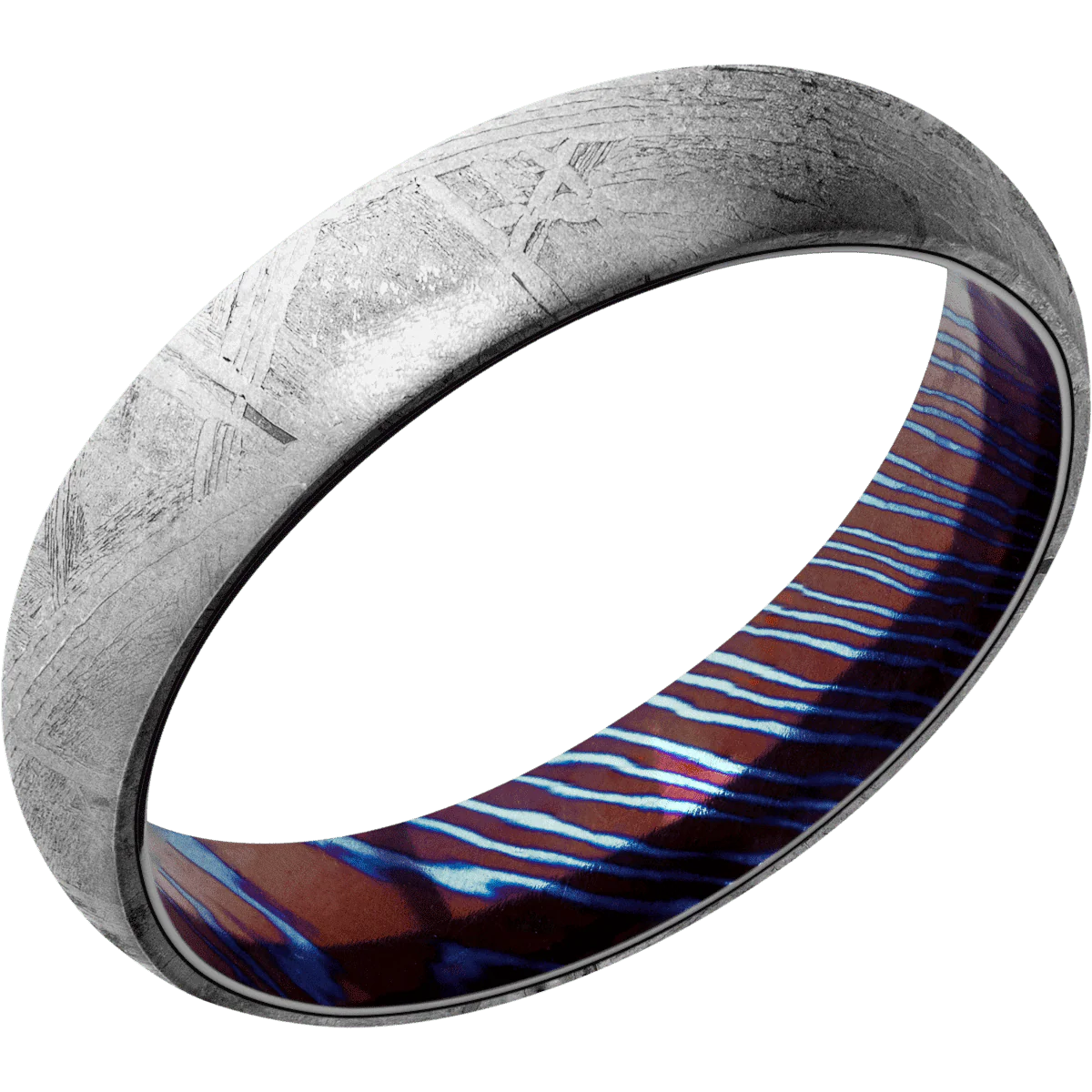 Meteorite + None Finish + Titanium Damascus - Image 2
