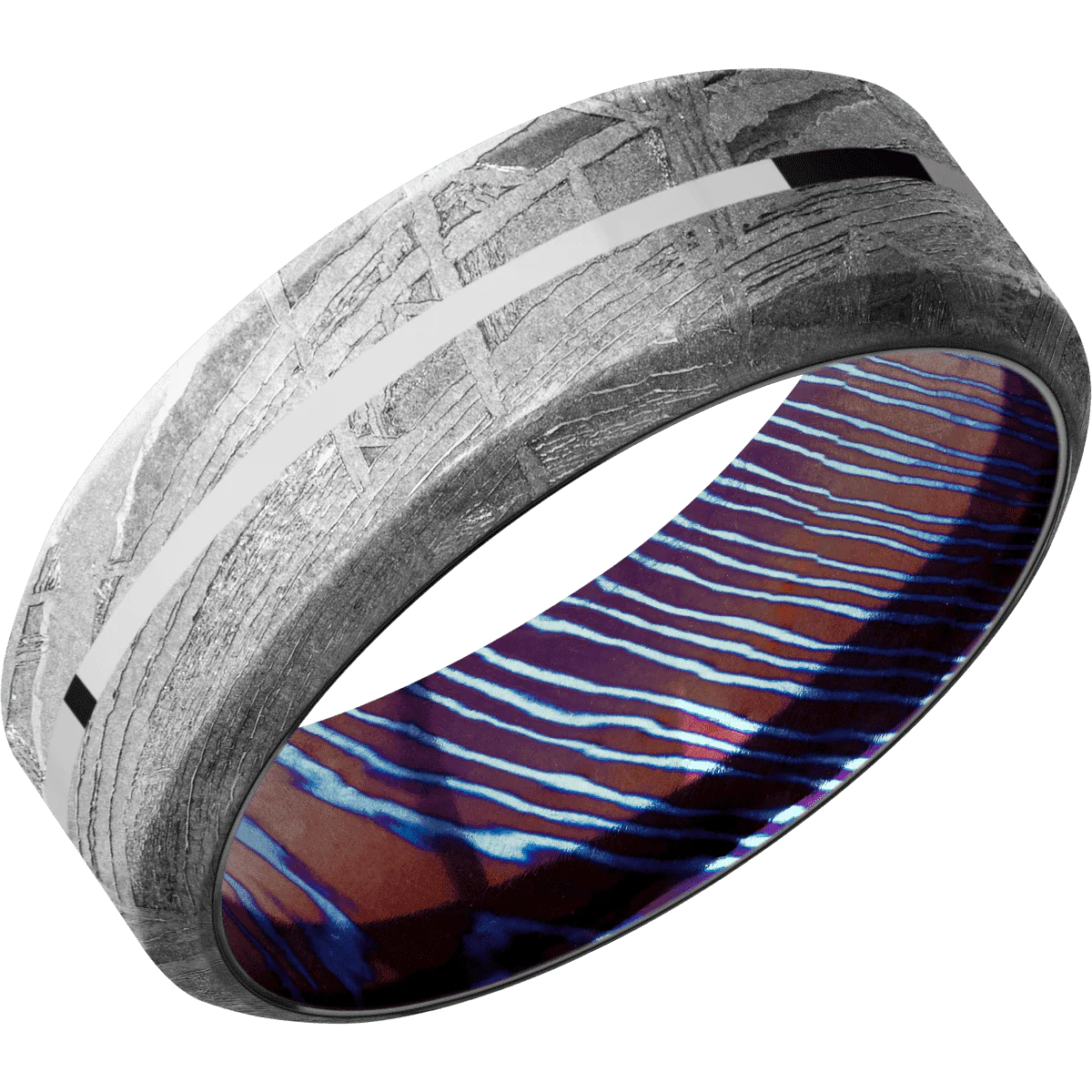 Meteorite + None Finish + Titanium Damascus - Image 2