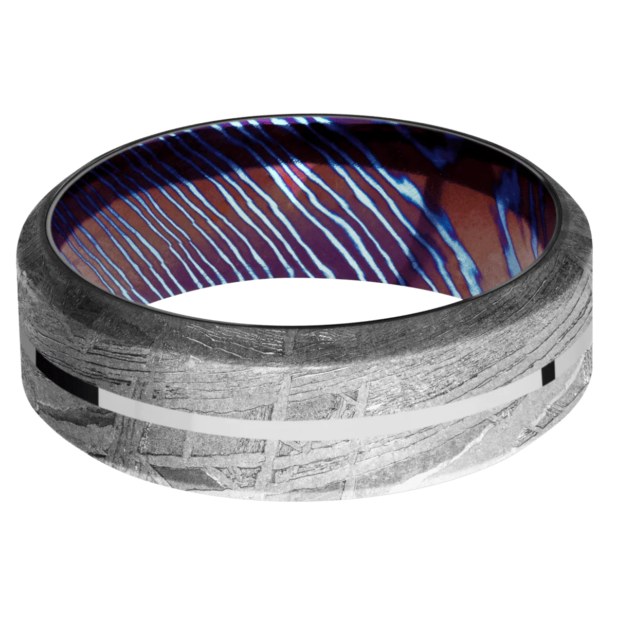 Meteorite + None Finish + Titanium Damascus - Image 3