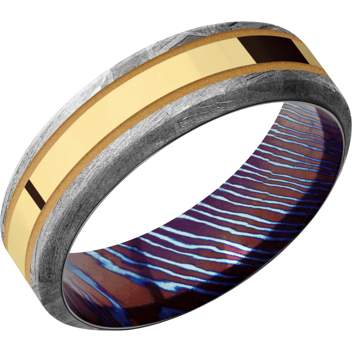 Meteorite + None Finish + Titanium Damascus - Image 2