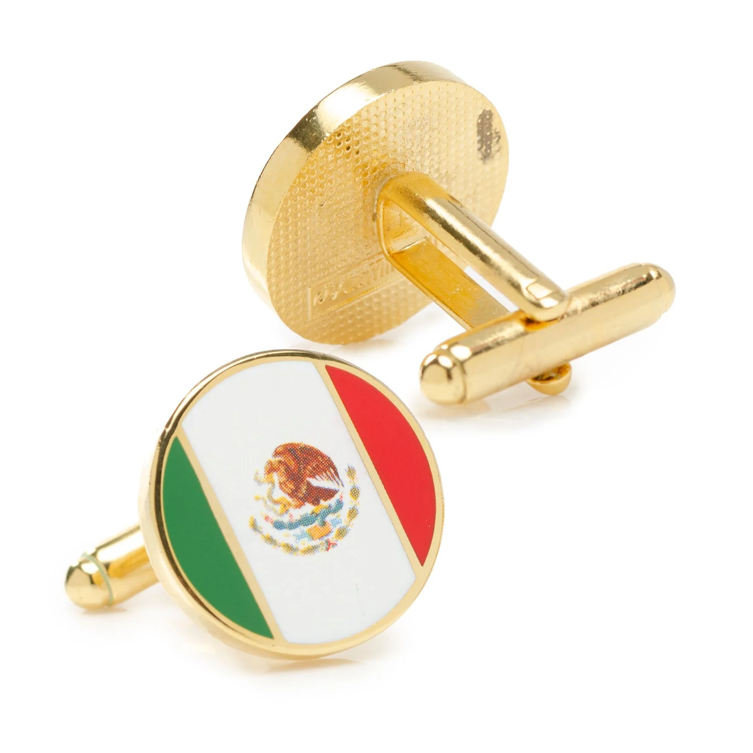 Mexico Flag Cufflinks - Image 2