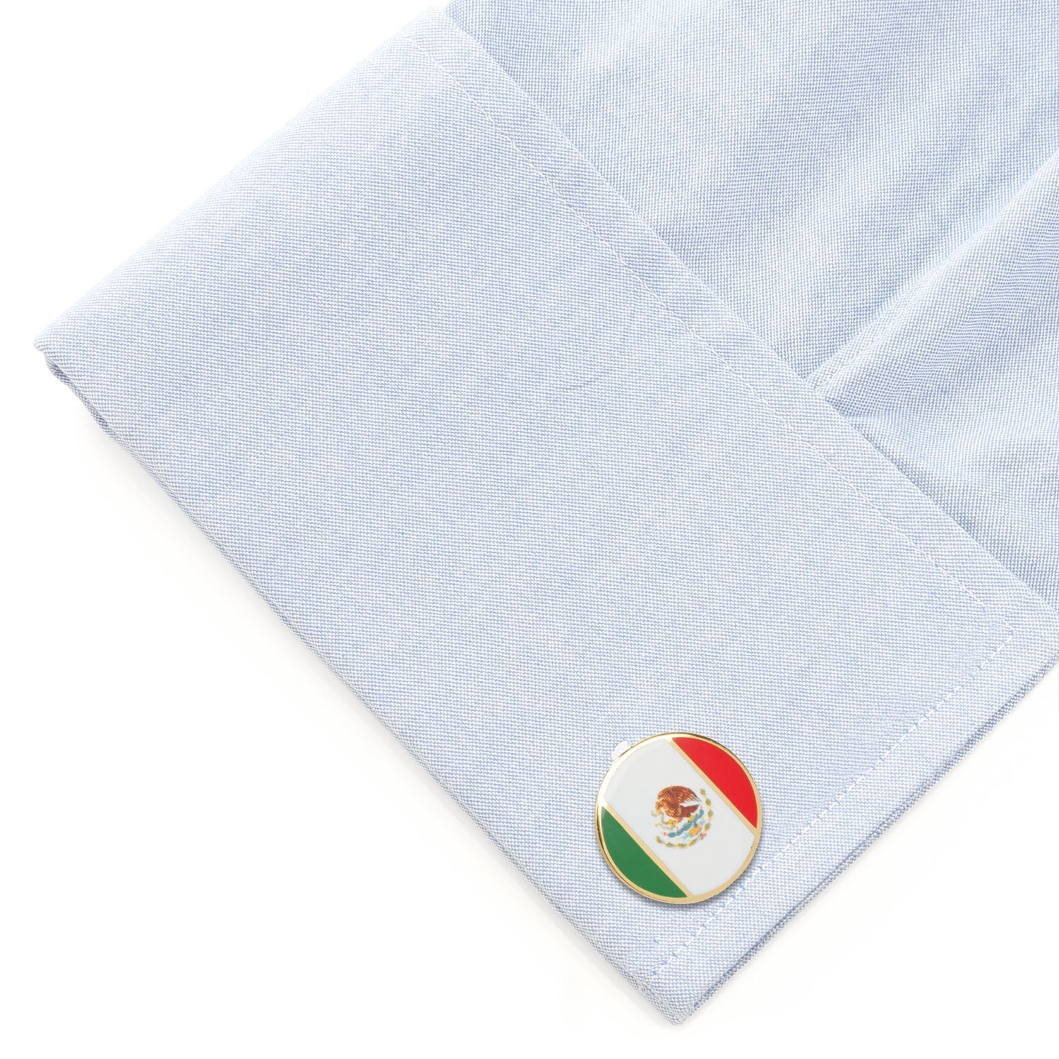 Mexico Flag Cufflinks - Image 3