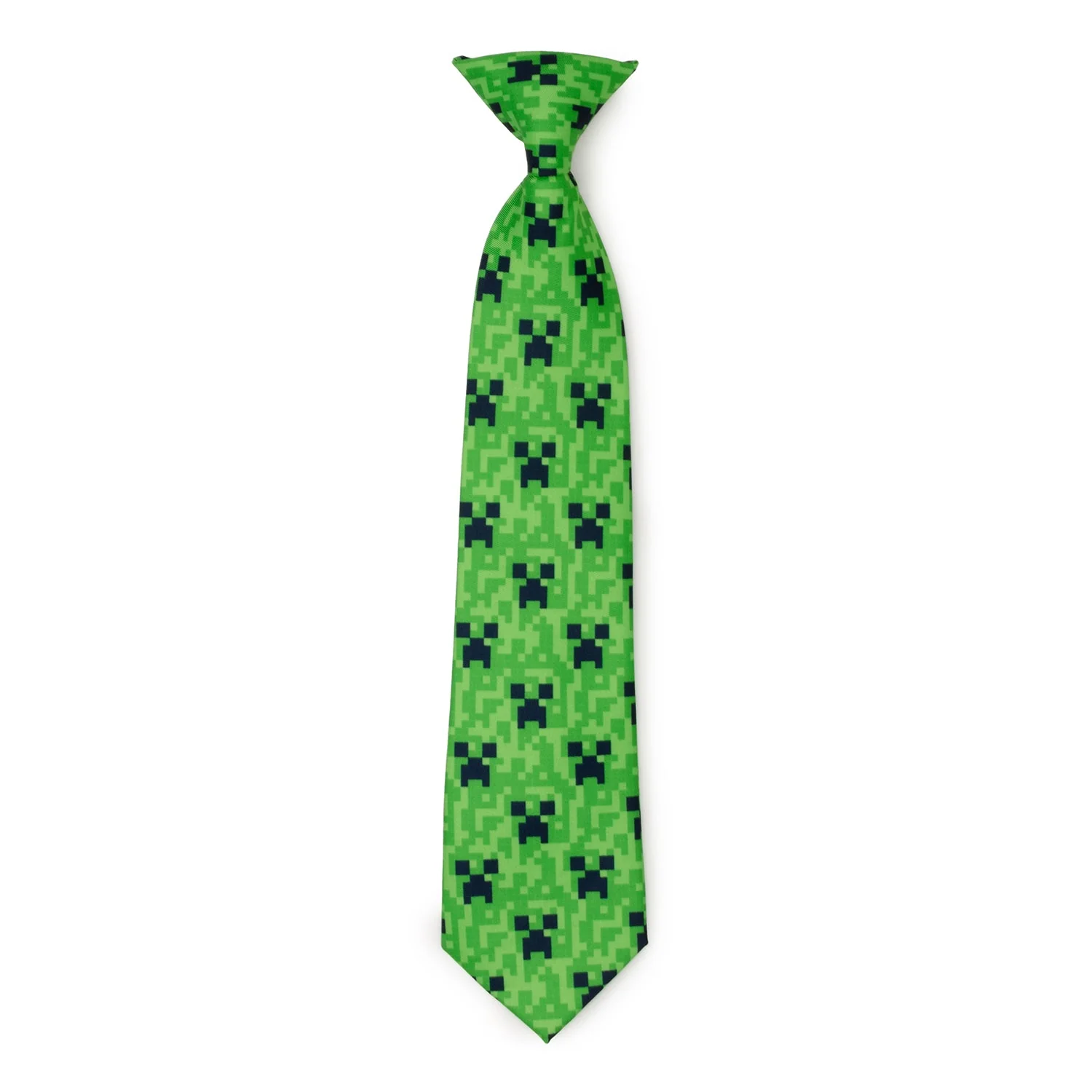 Minecraft Creeper Green Father/Son Tie Set - Image 6