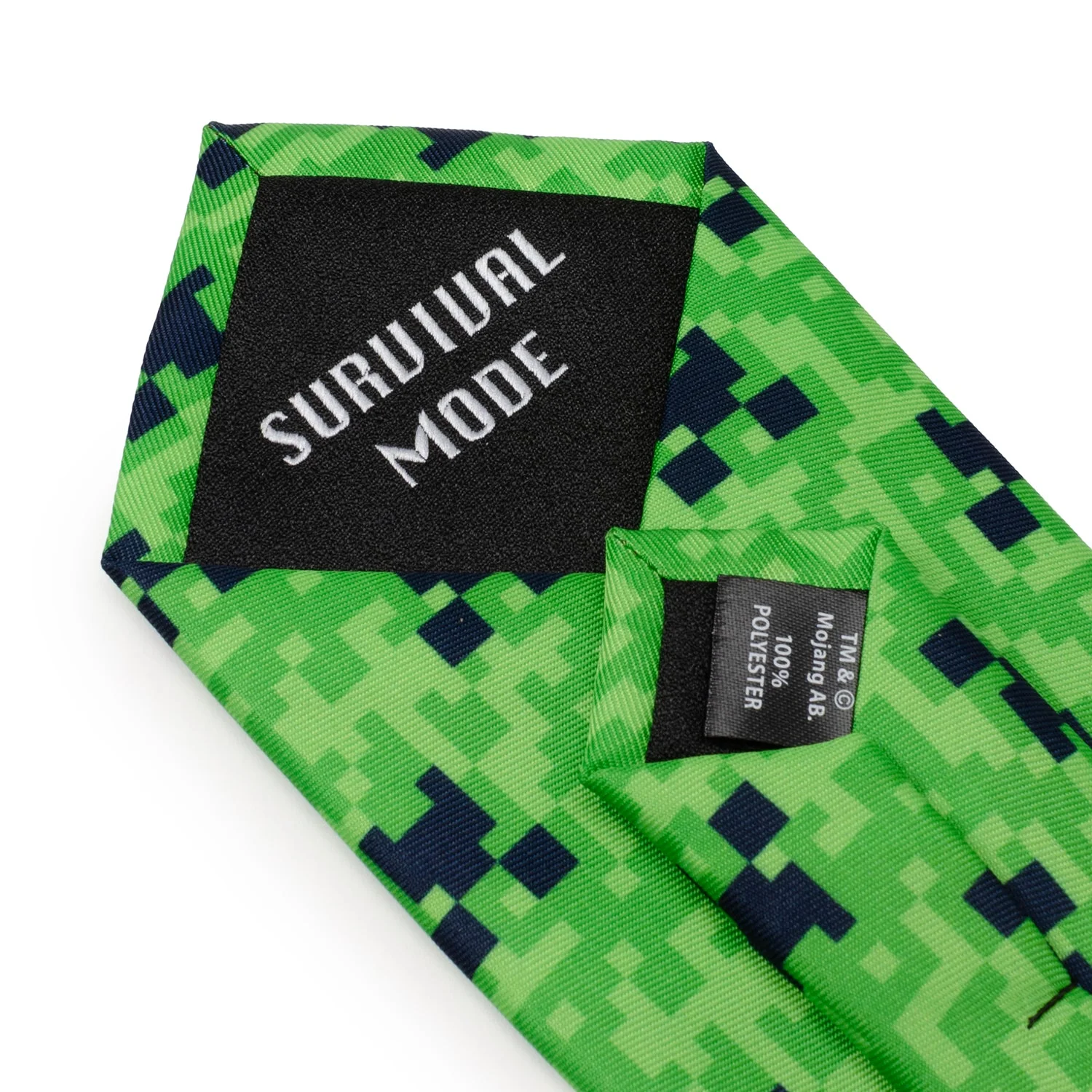 Minecraft Creeper Green Father/Son Tie Set - Image 8