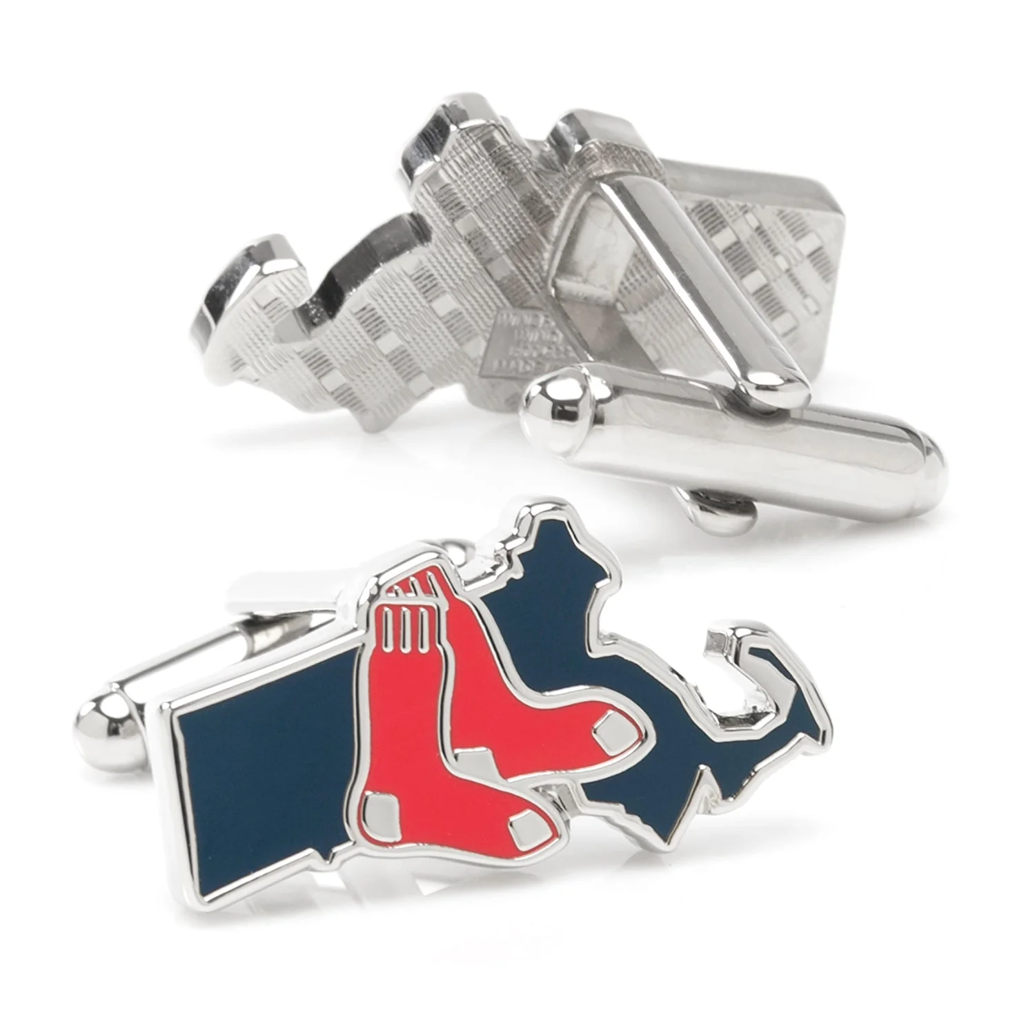 MLB Boston Red Sox State Shaped Cufflinks - Image 2