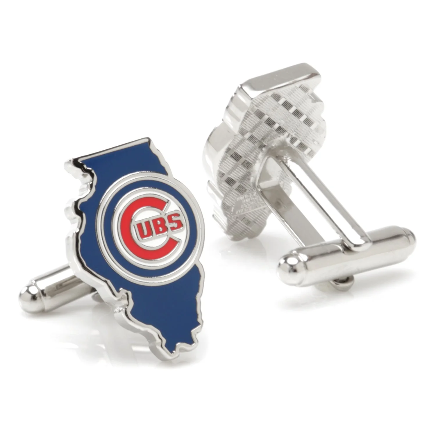 MLB Chicago Cubs State Shaped Cufflinks - Image 2