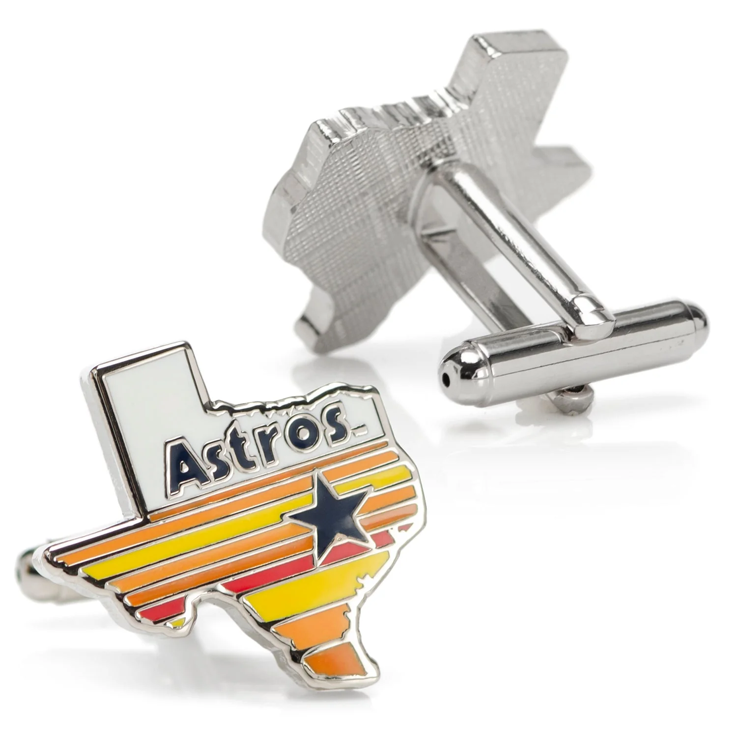 MLB Houston Astros Tequila Sunrise Cufflinks - Image 2