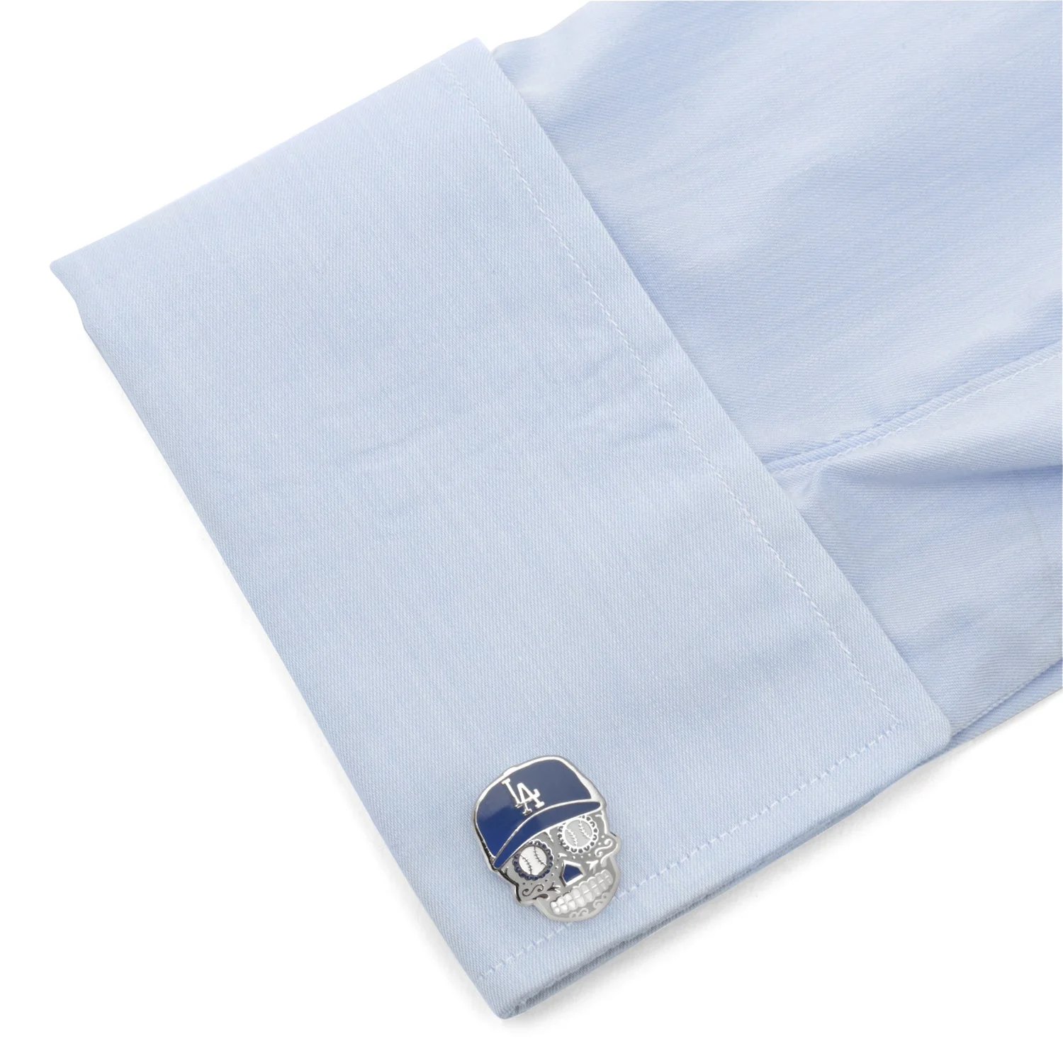 MLB LA Dodgers Sugar Skull Cufflinks - Image 3