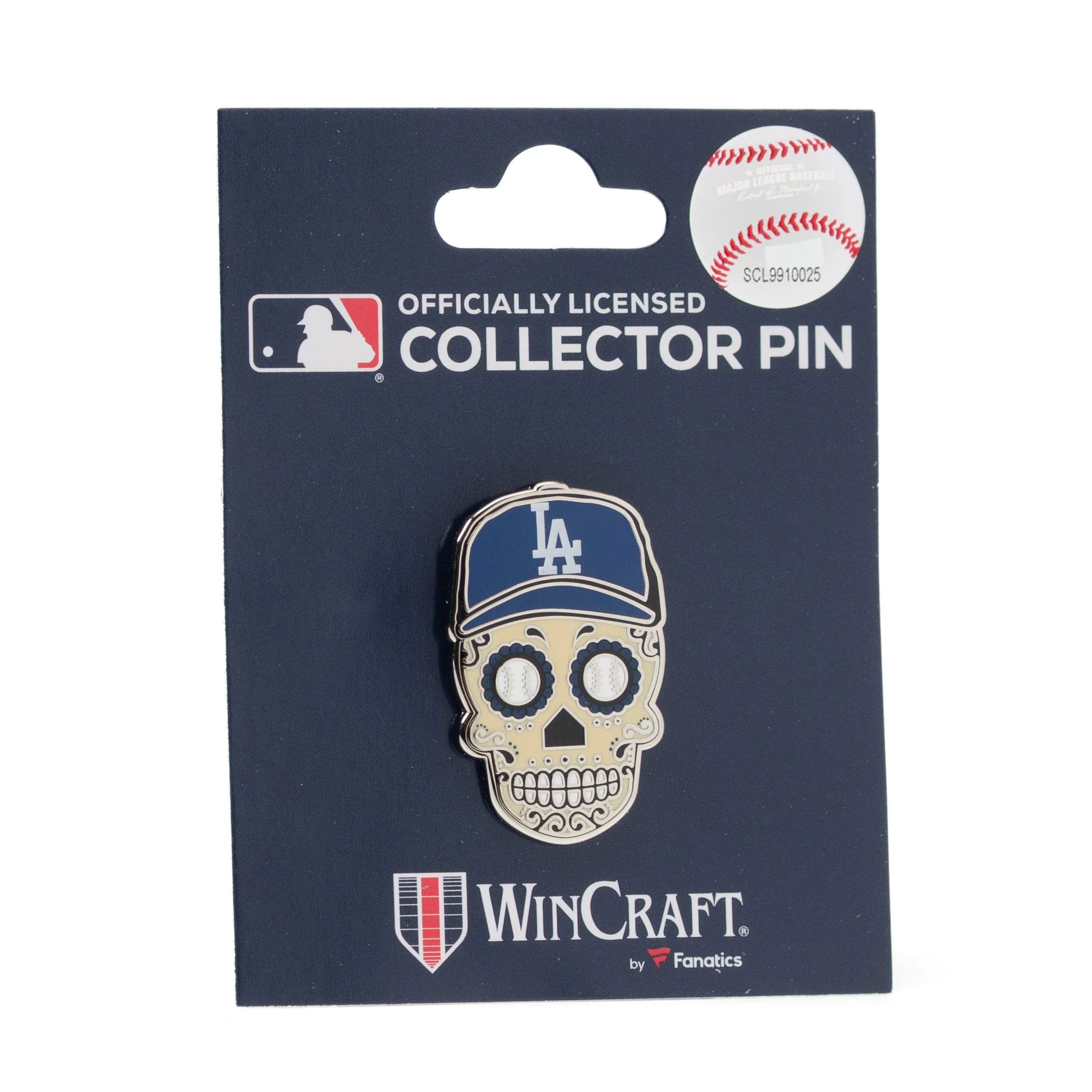 MLB LA Dodgers Sugar Skull Lapel Pin - Image 5