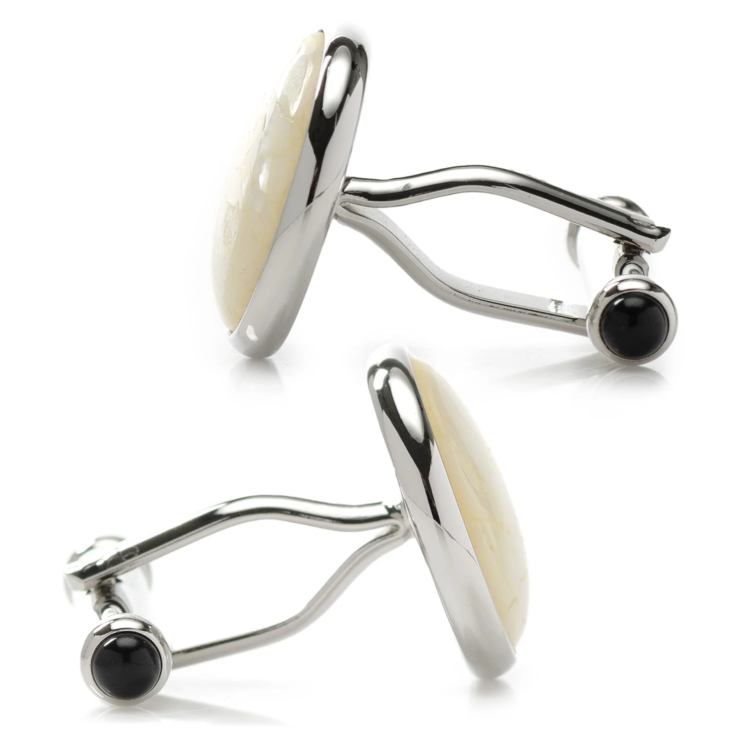 Mosaic Mother of Pearl Cufflinks - Image 4