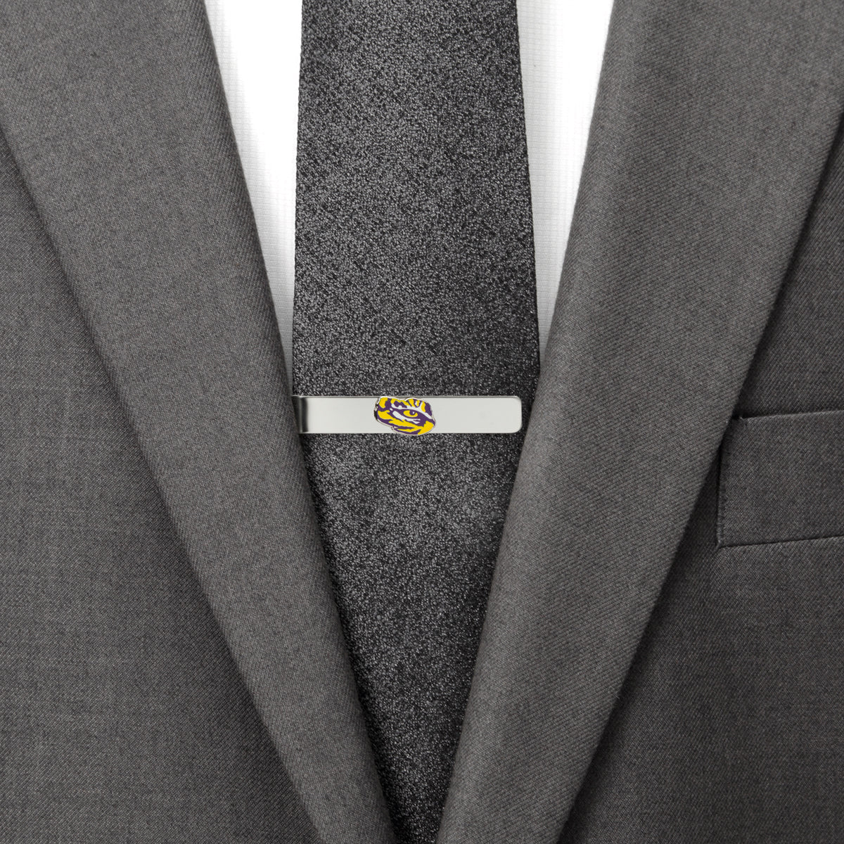 NCAA LSU Tiger's Eye Tie Bar - Image 2