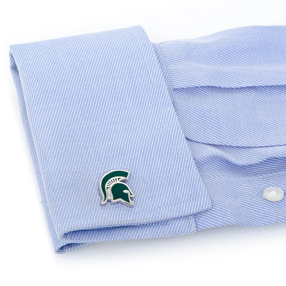 NCAA Michigan State Spartans Cufflinks - Image 3
