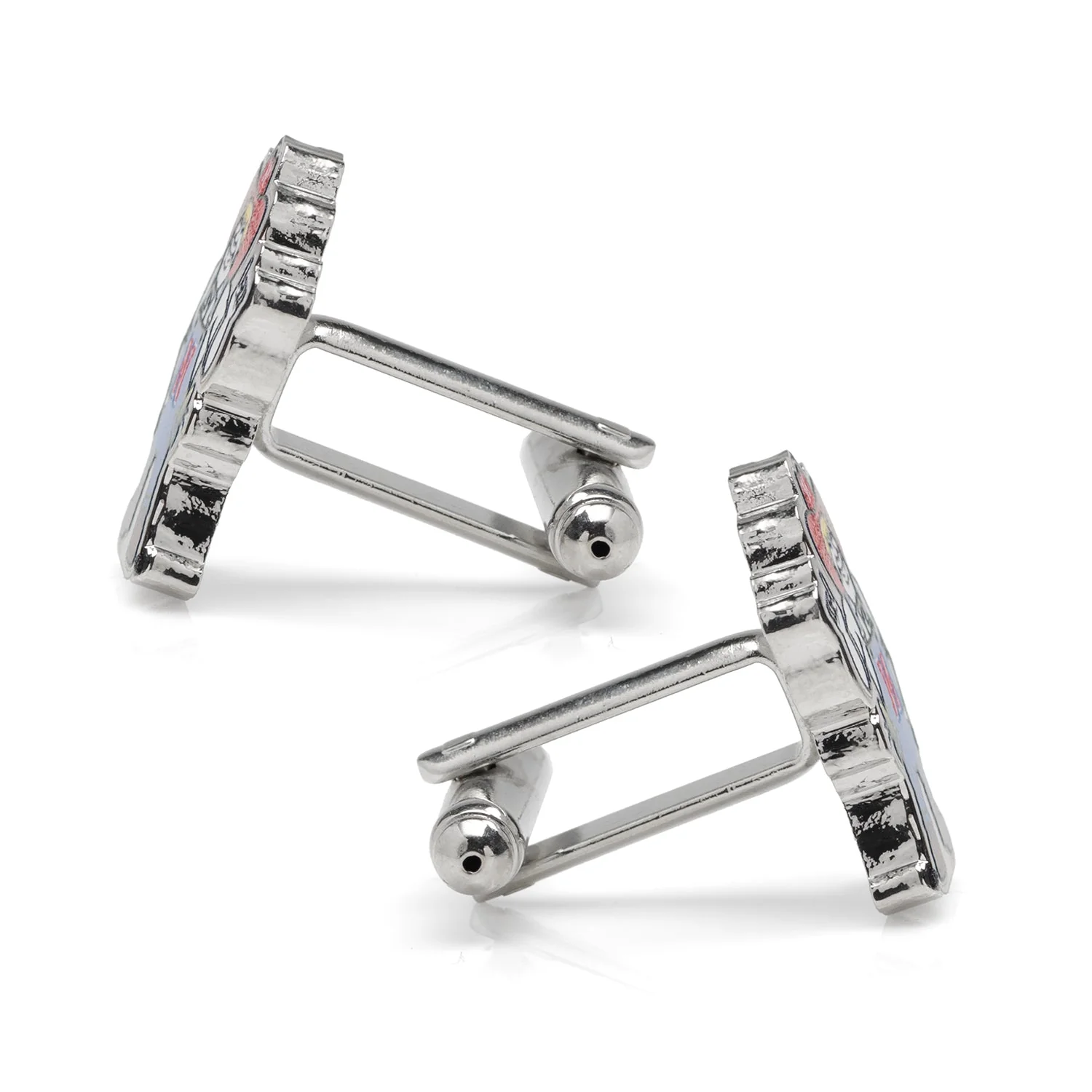 NCAA Nebraska Herbie Husker Mascot Cufflinks - Image 4