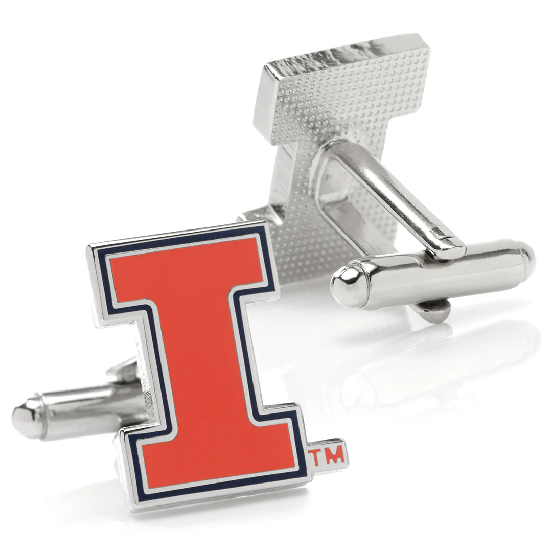 NCAA University of Illinois Fighting Illini Cufflinks - Image 2