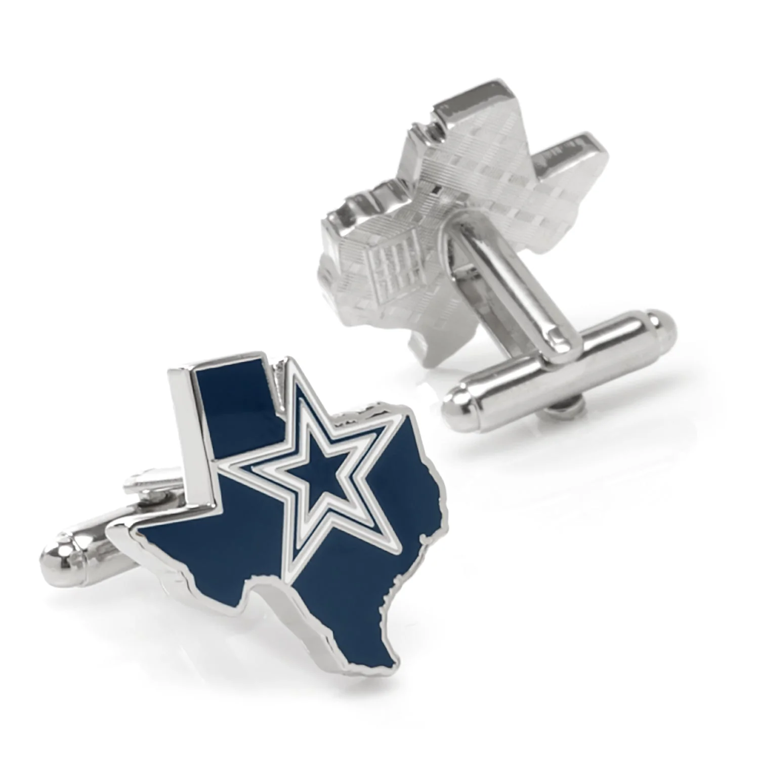 NFL Dallas Cowboys State Shaped Cufflinks - Image 2
