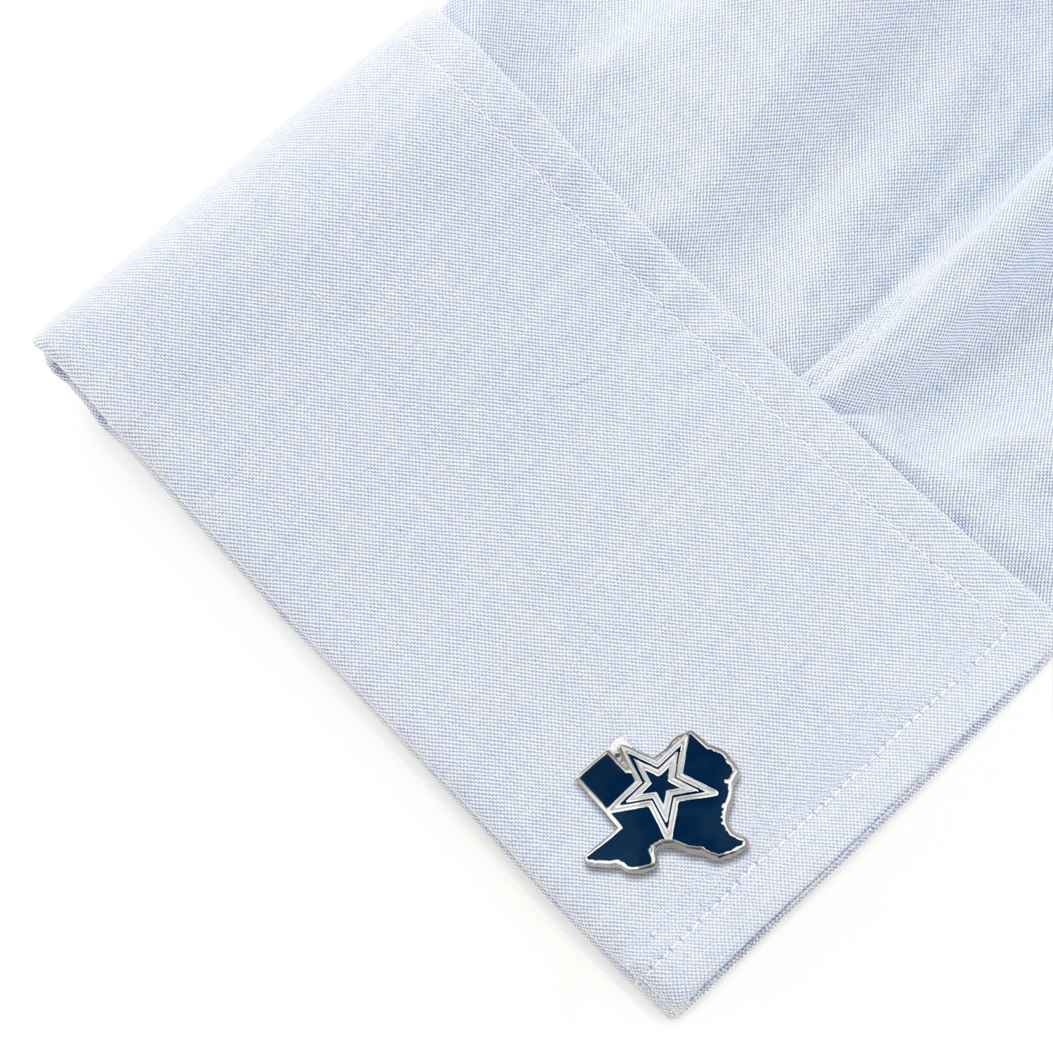 NFL Dallas Cowboys State Shaped Cufflinks - Image 3