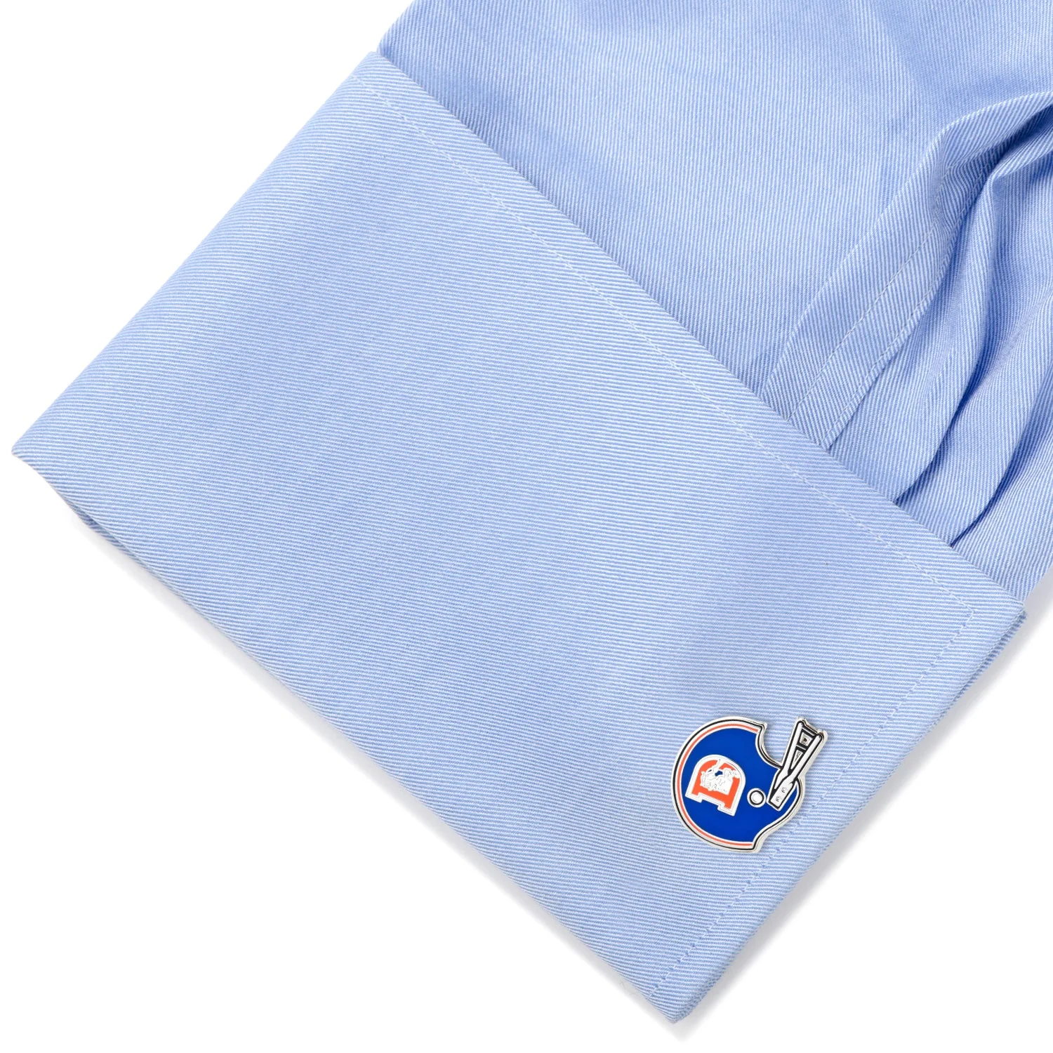 NFL Denver Broncos Throwback Helmet Cufflinks - Image 3