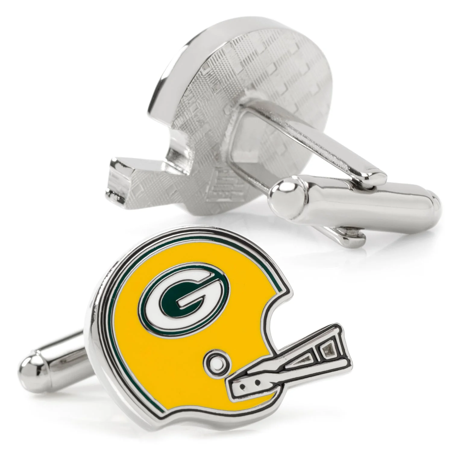 NFL Green Bay Packers Throwback Helmet Cufflinks - Image 2