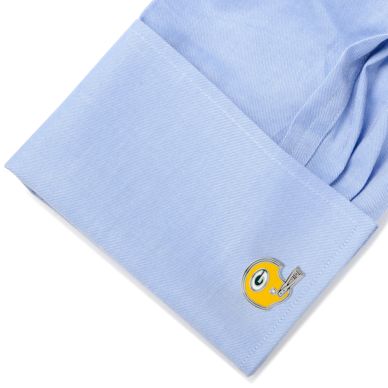NFL Green Bay Packers Throwback Helmet Cufflinks - Image 3
