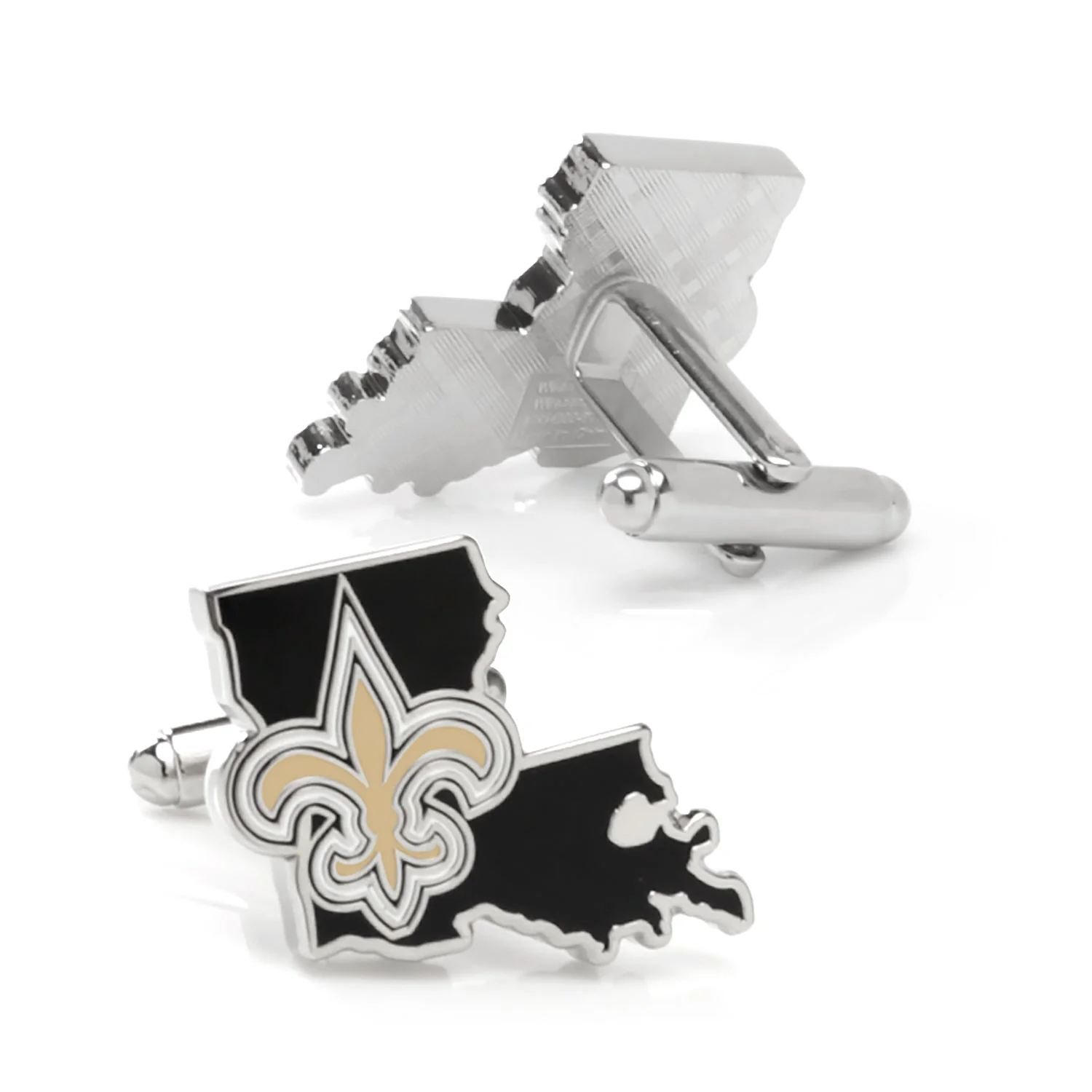 NFL New Orleans Saints State Shaped Cufflinks - Image 2