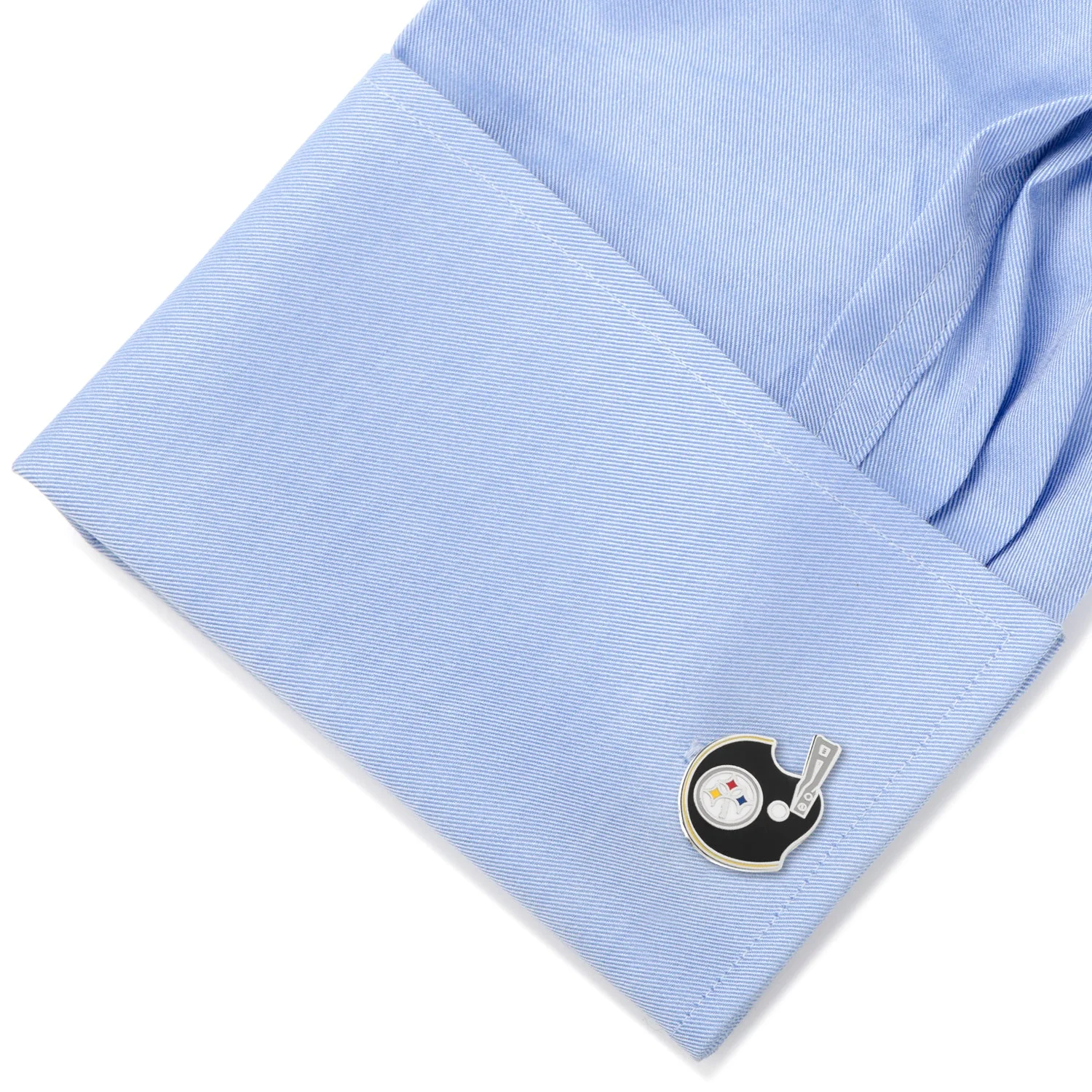 NFL Pittsburgh Steelers Retro Helmet Cufflinks - Image 3