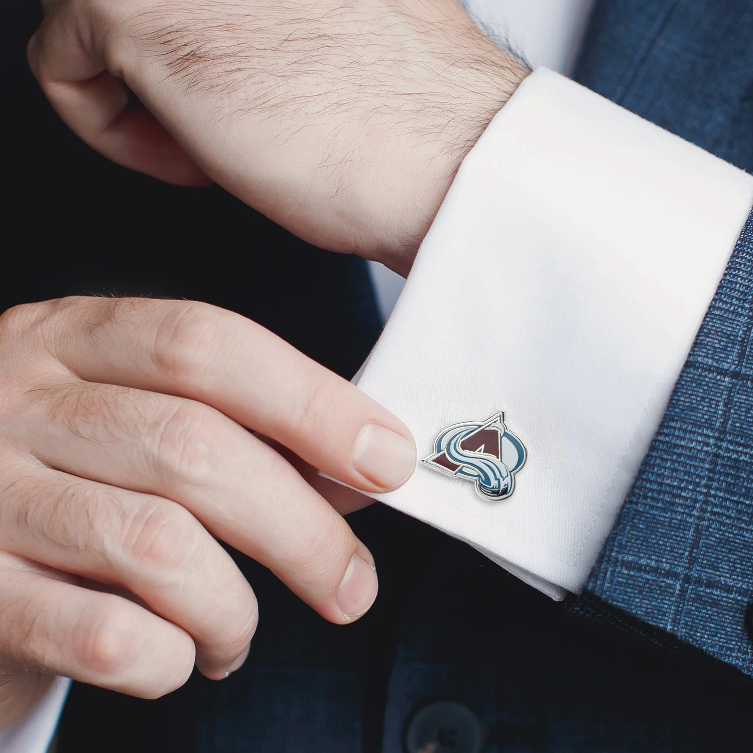NHL Colorado Avalanche Cufflinks - Image 2