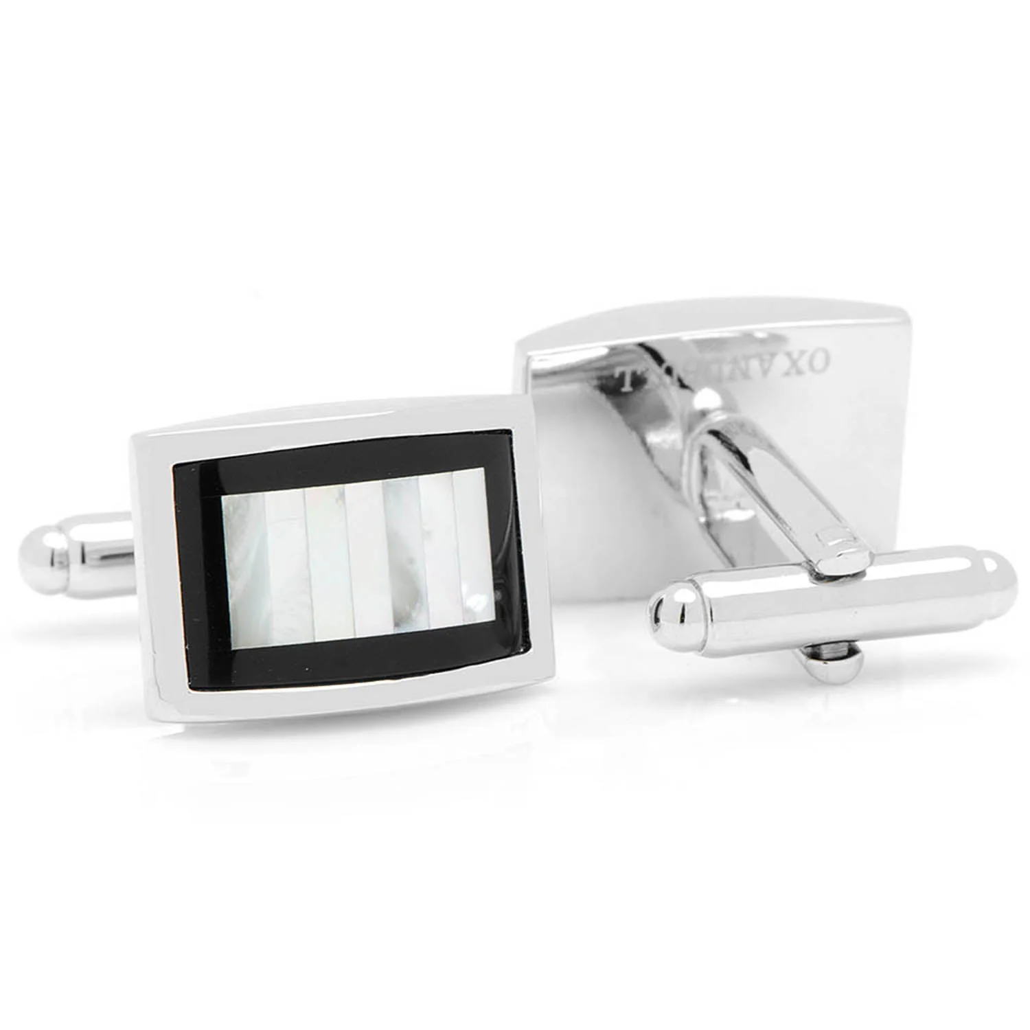 Onyx and Mother of Pearl Key Cufflinks - Image 2