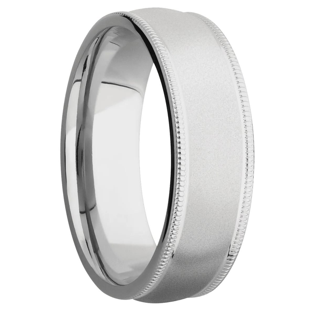 Palladium Silver + Bead Finish