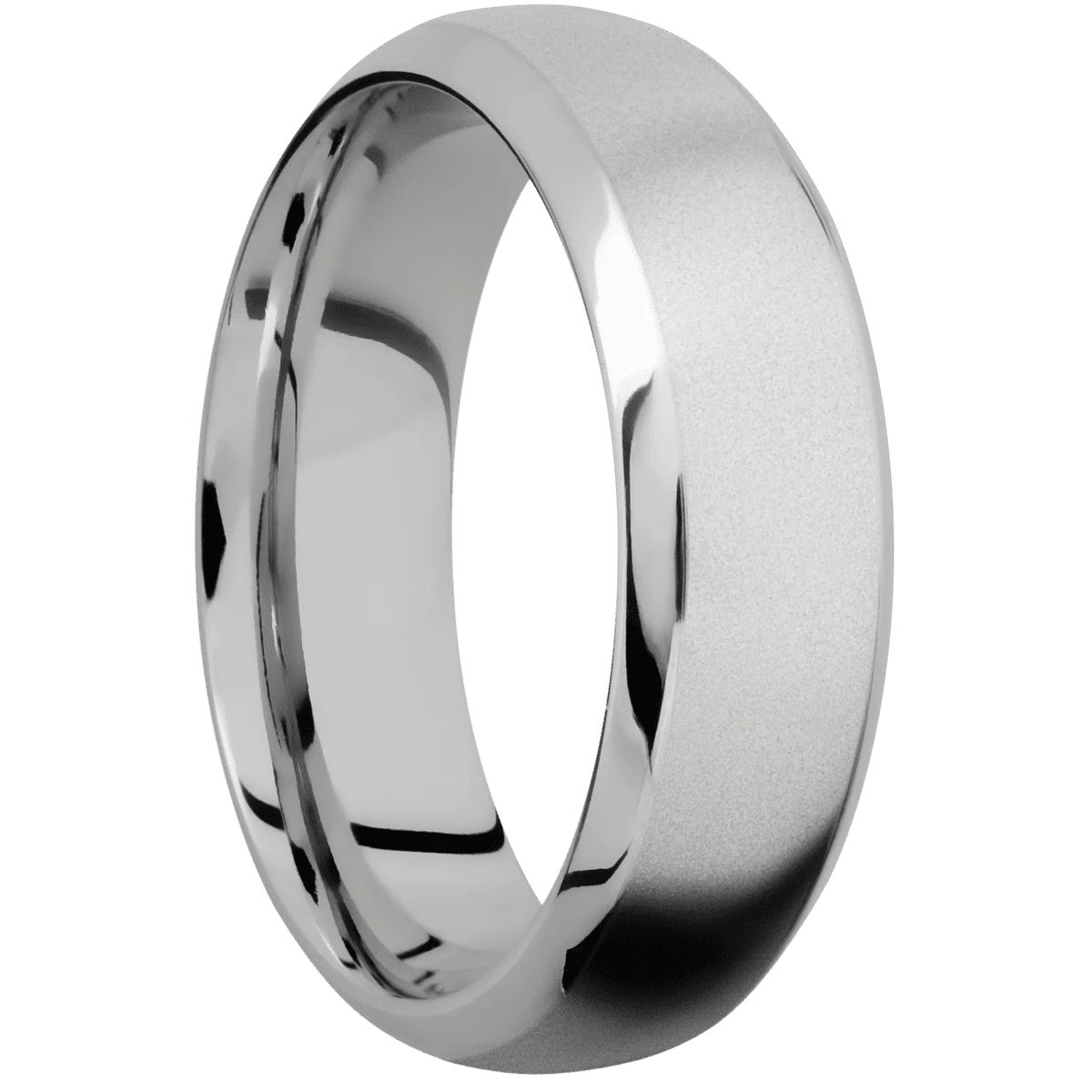 Palladium Silver + Bead , Polish Finish