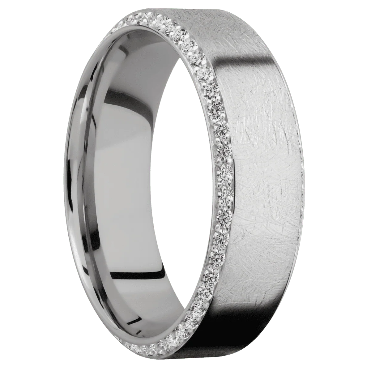 Palladium Silver + Distressed , Polish Finish
