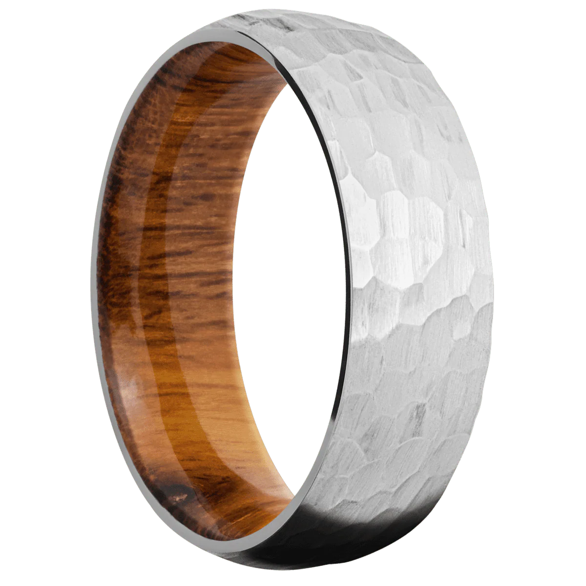Palladium Silver + Hammer Finish + Desert Iron Wood