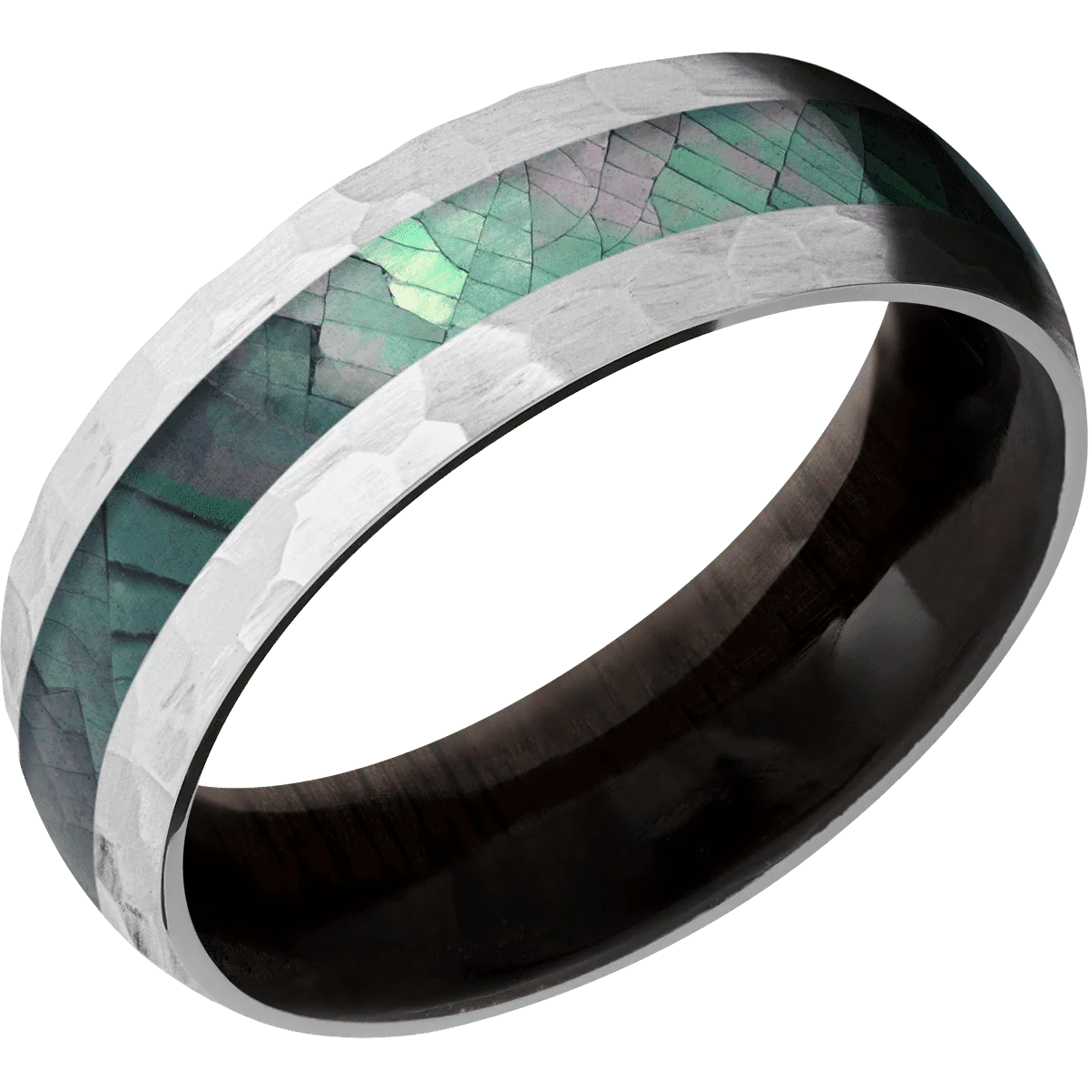 Palladium Silver + Hammer Finish + Ebony - Image 2