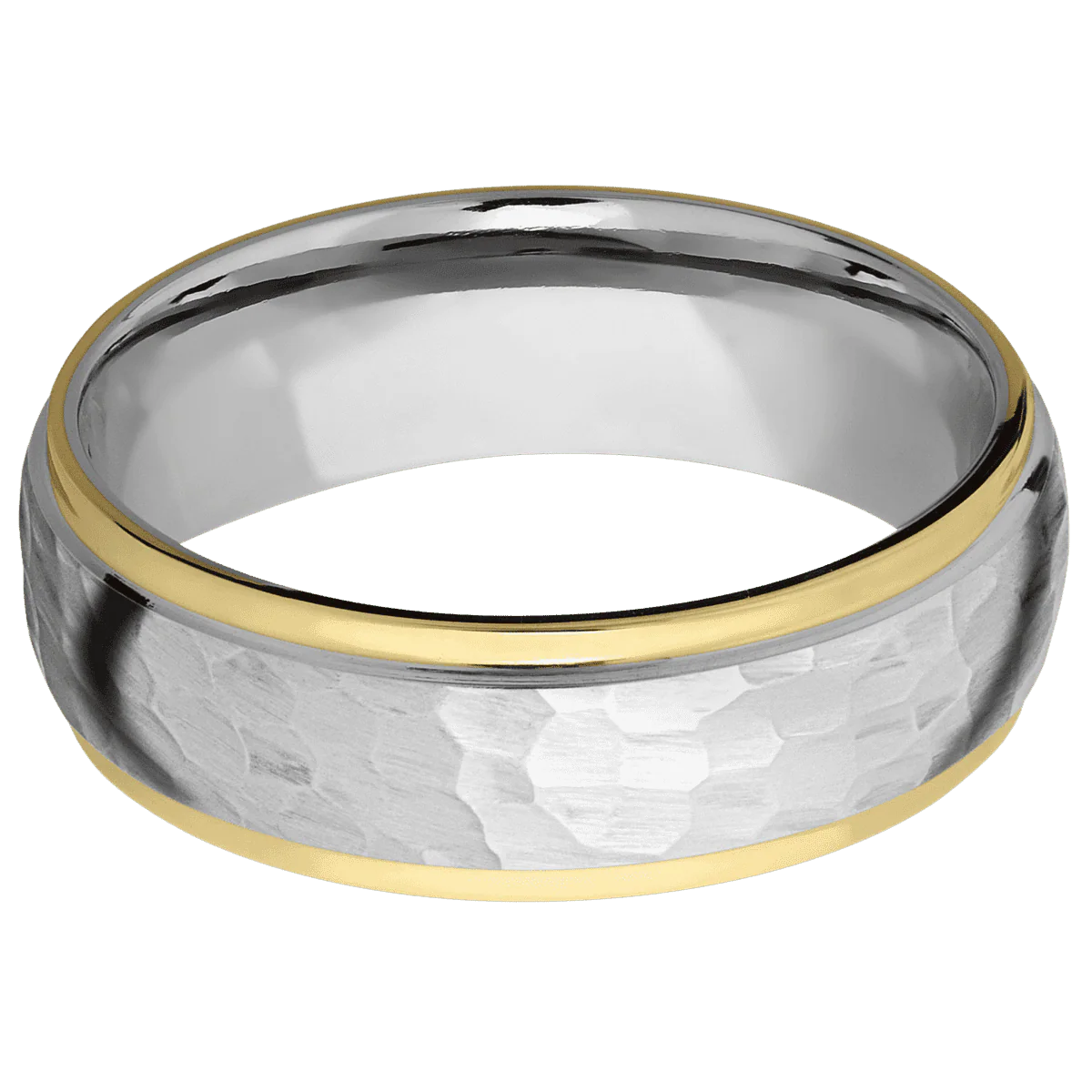 Palladium Silver + Hammer , Polish Finish - Image 3