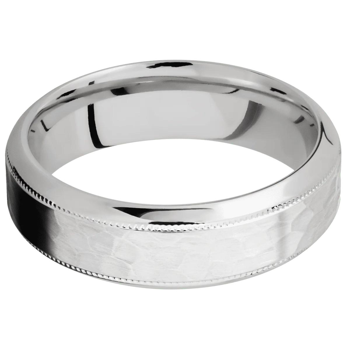 Palladium Silver + Hammer , Polish Finish - Image 3