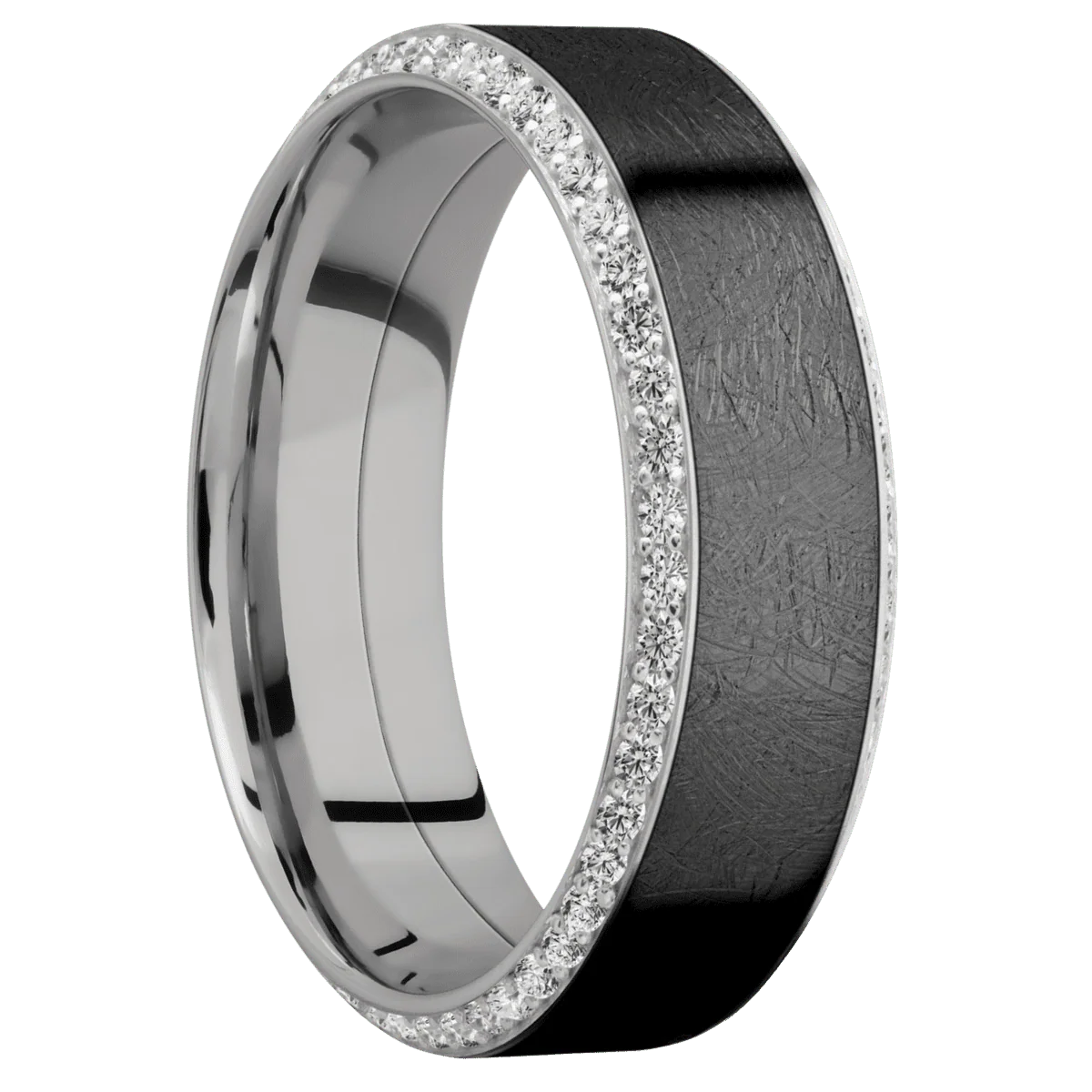 Palladium Silver + Hammer , Satin Finish