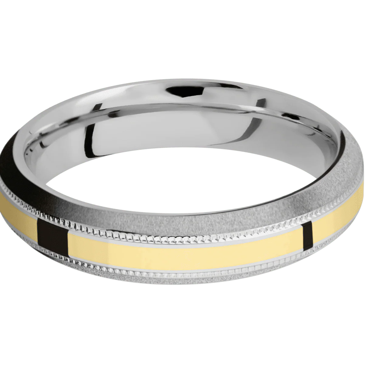 Palladium Silver + Polish , Sand Finish - Image 3