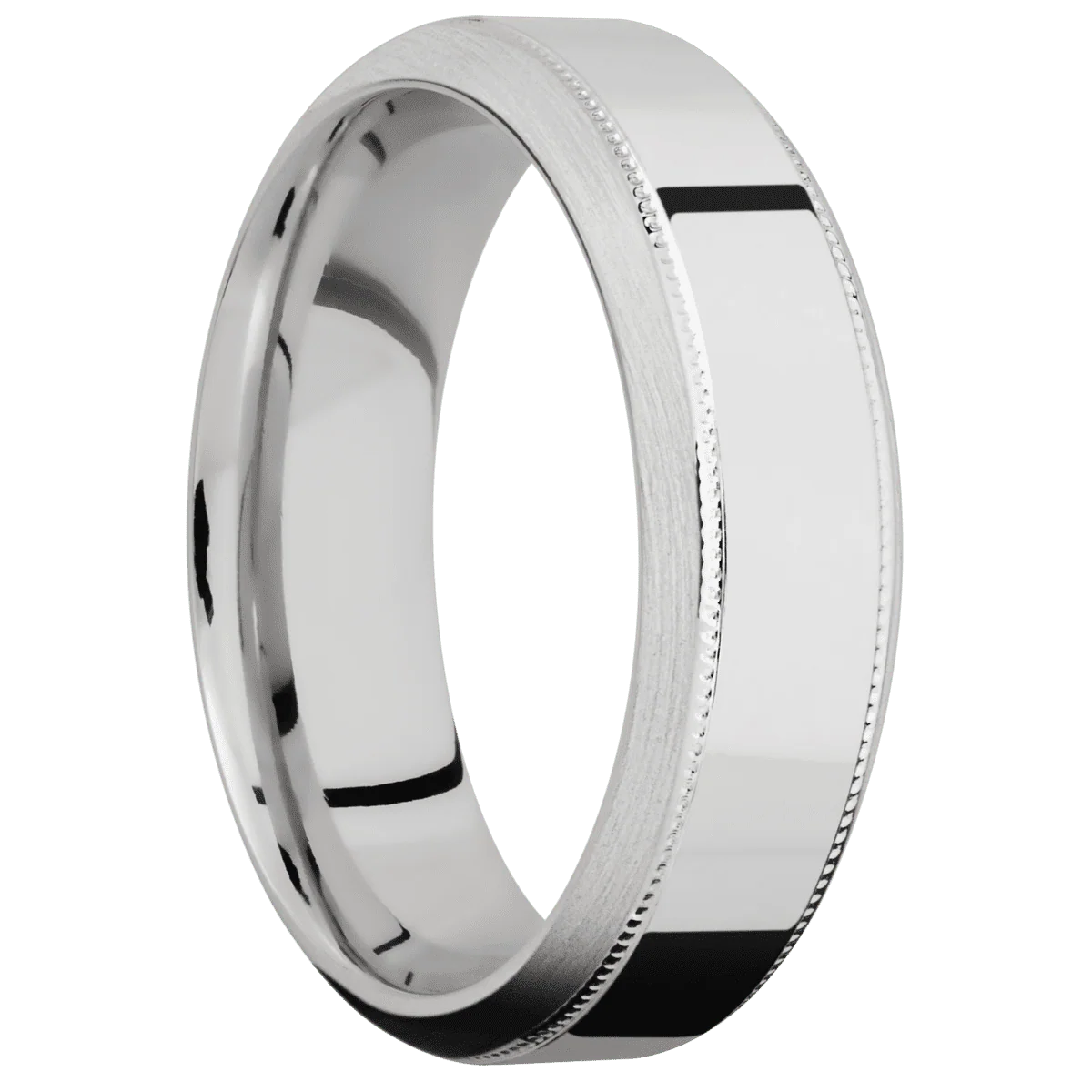 Palladium Silver + Polish , Satin Finish