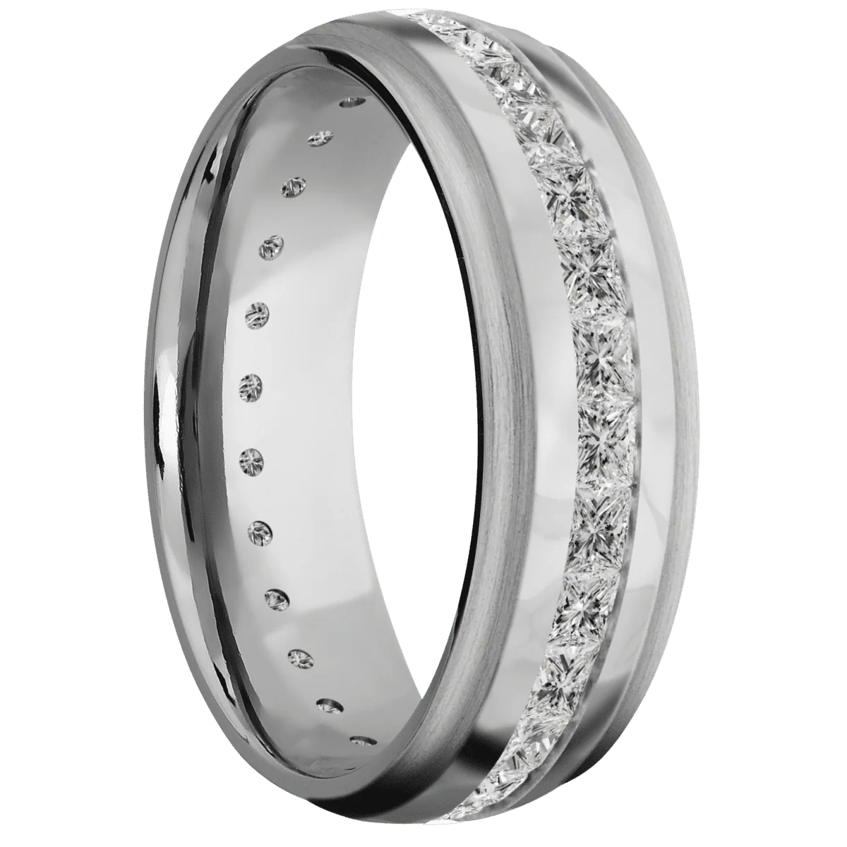 Palladium Silver + Rockpolish , Satin Finish