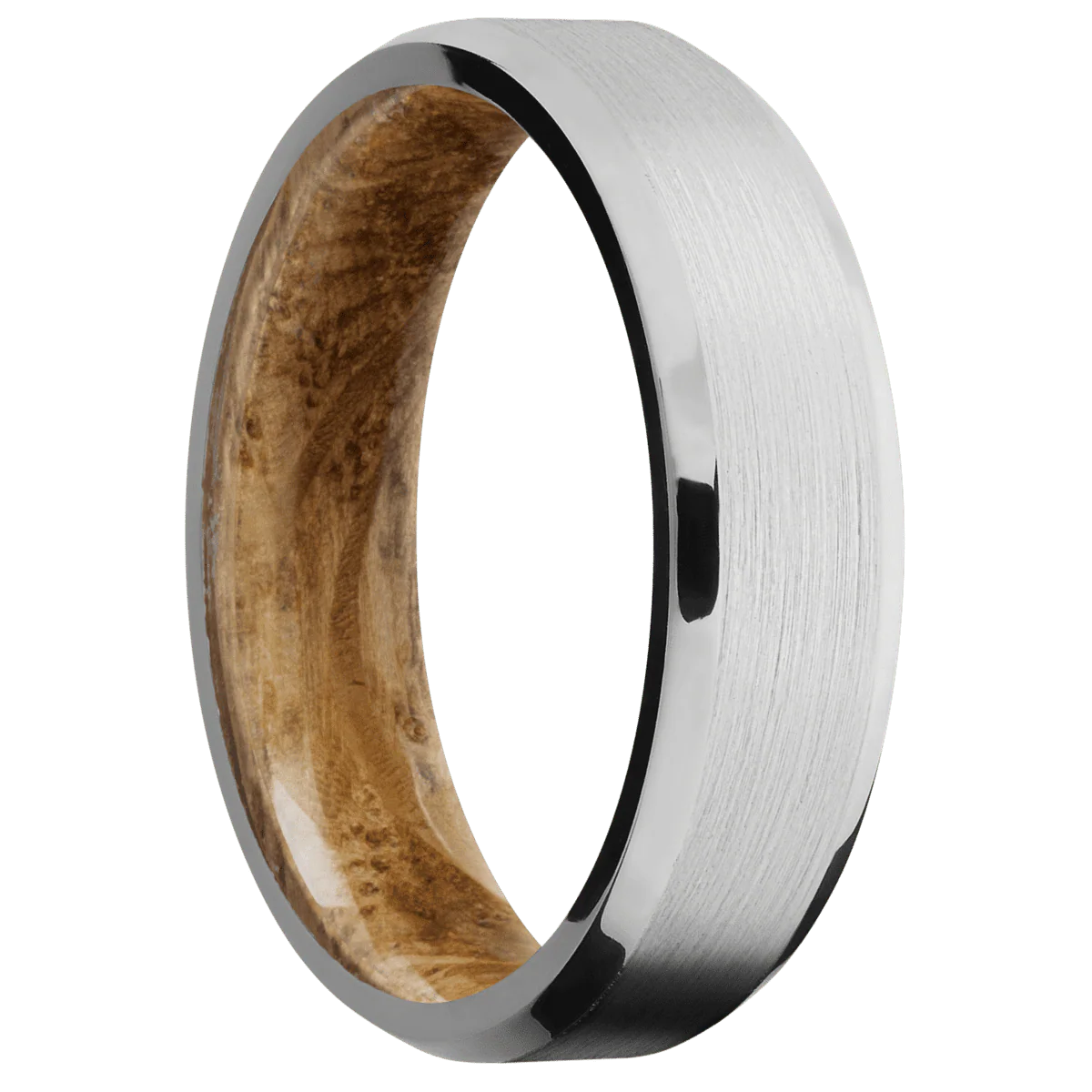 Palladium Silver + Satin , Polish Finish + Whiskey Barrel