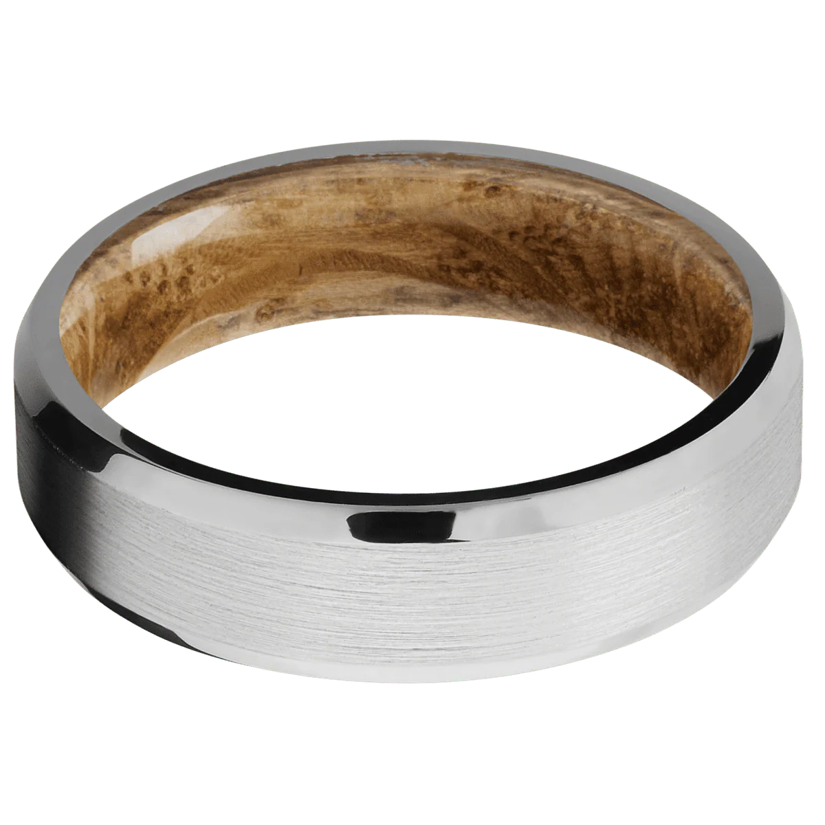 Palladium Silver + Satin , Polish Finish + Whiskey Barrel - Image 3