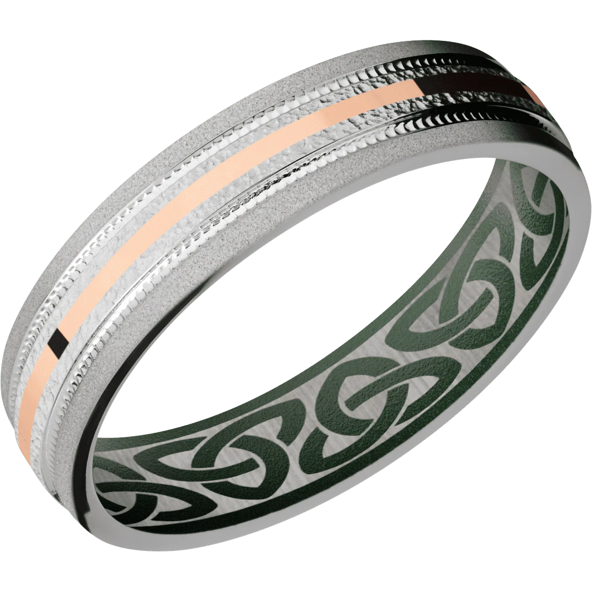 Palladium Silver + Stipple , Sand Finish + Highland Green - Image 2