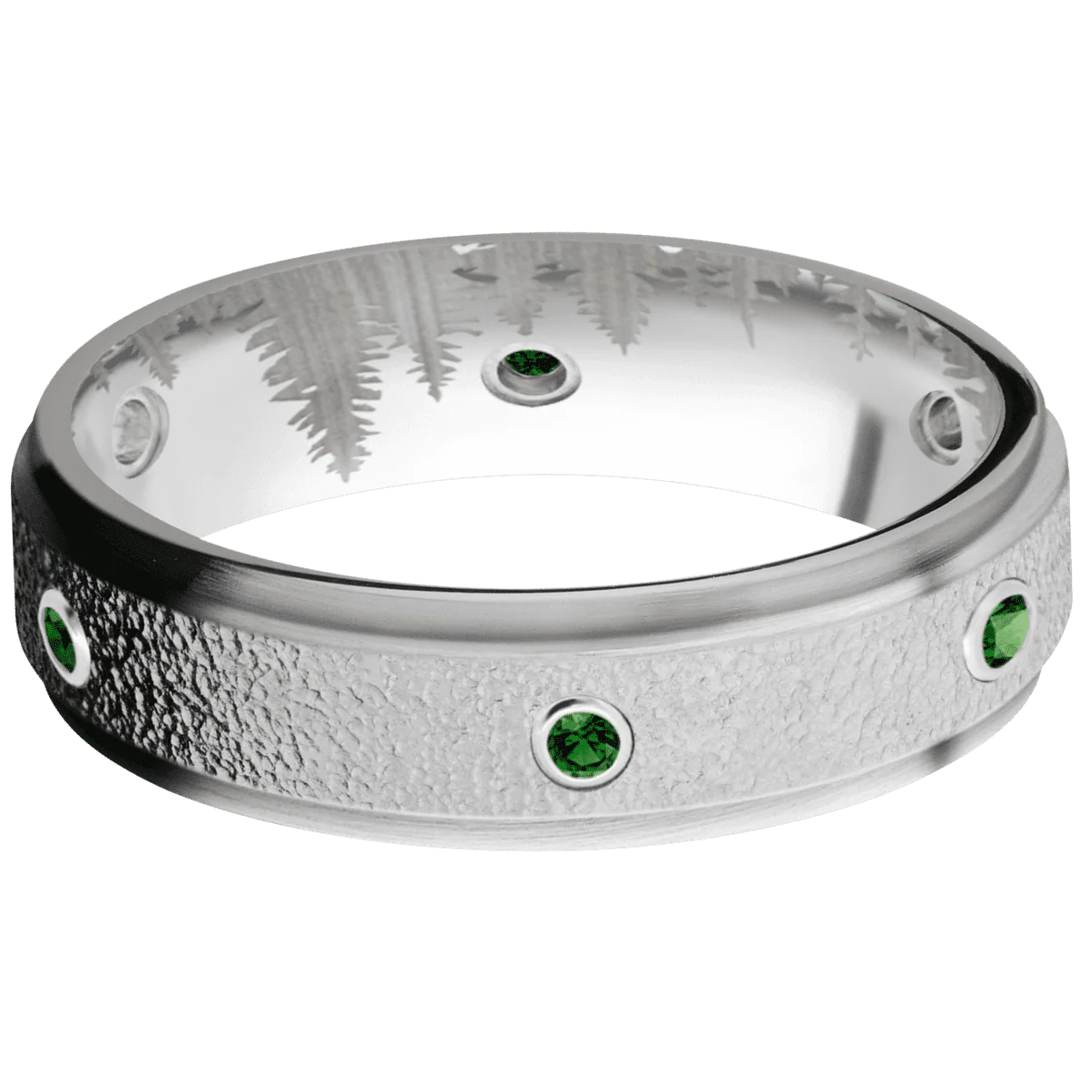 Palladium Silver + Stipple , Satin Finish - Image 3