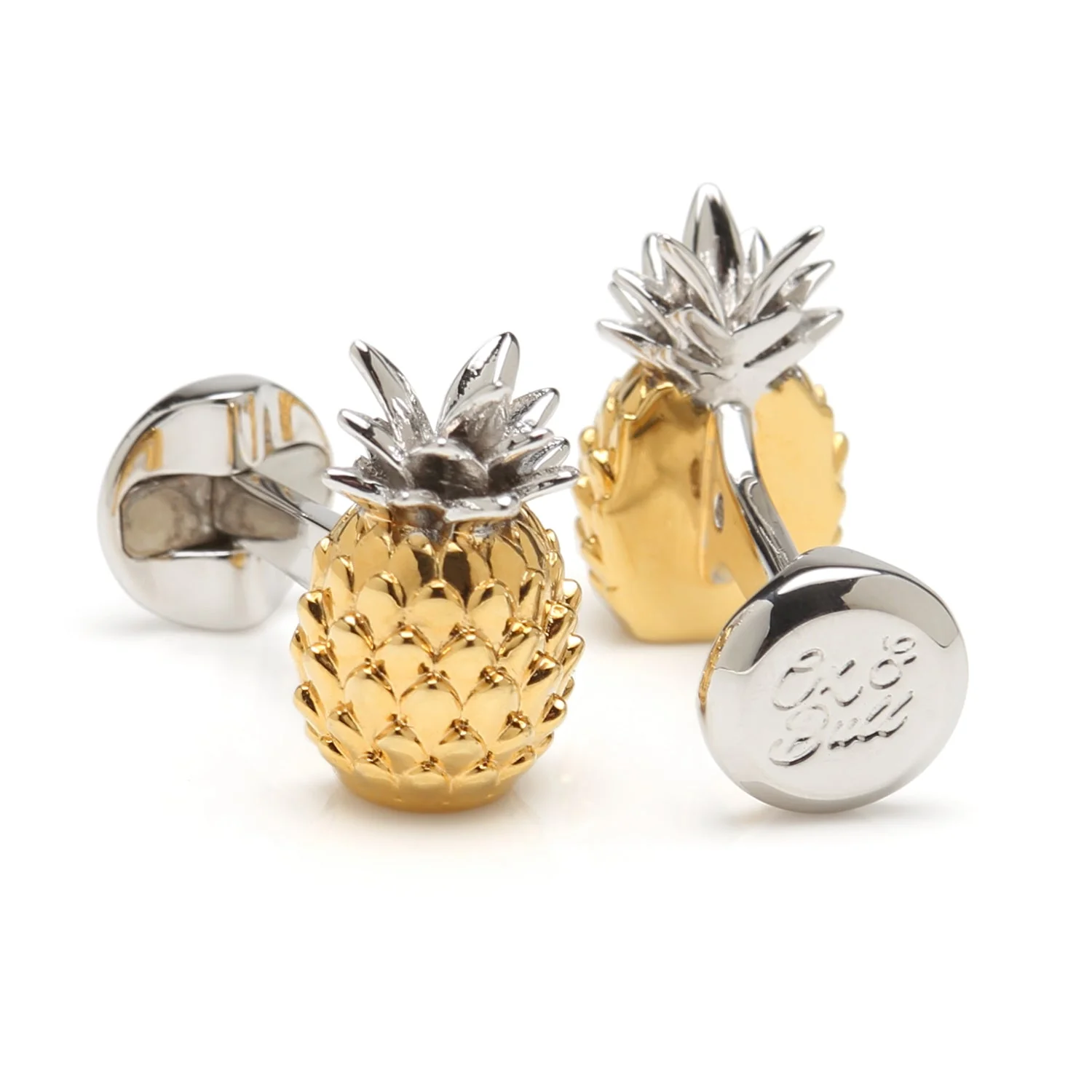 Pineapple 3D Cufflinks - Image 2