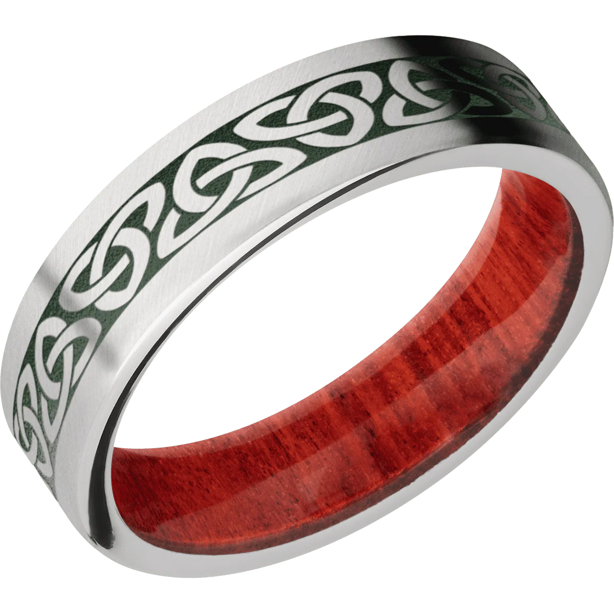 Platinum + Anglesatin Finish + Red Heart - Image 2