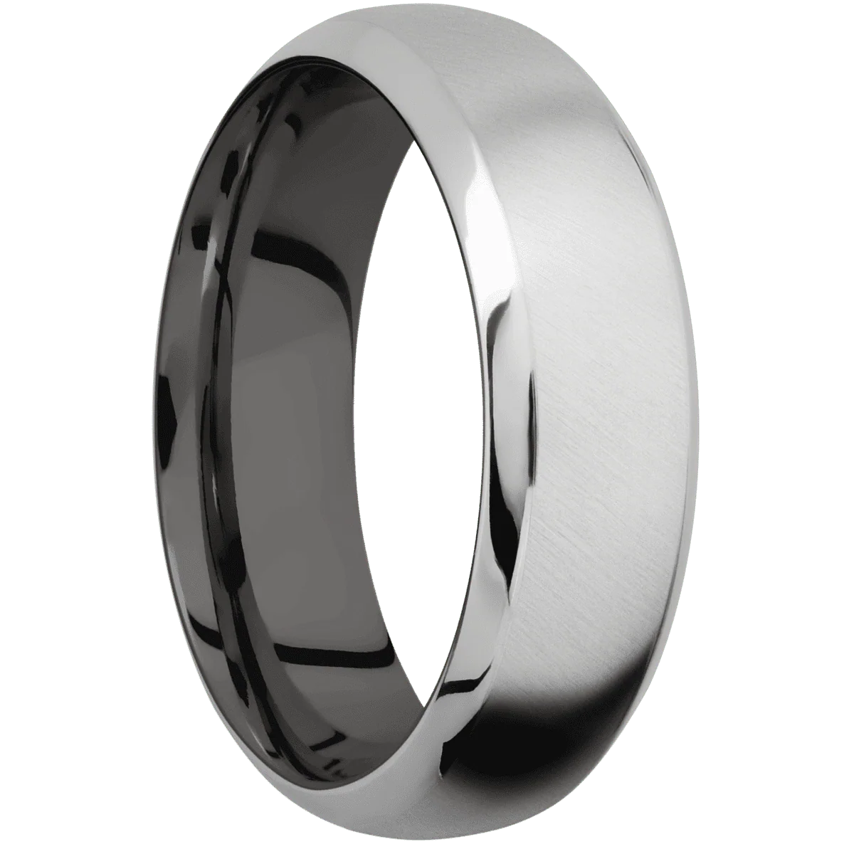 Platinum + Anglesatin , Polish Finish + Tantalum Noir
