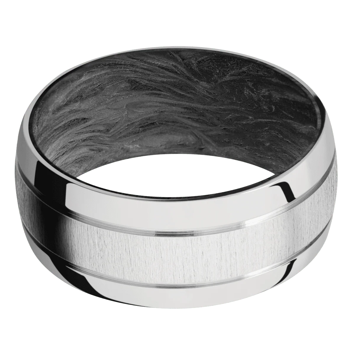 Platinum + Crosssatin , Polish Finish + Forged Carbon Fiber - Image 3