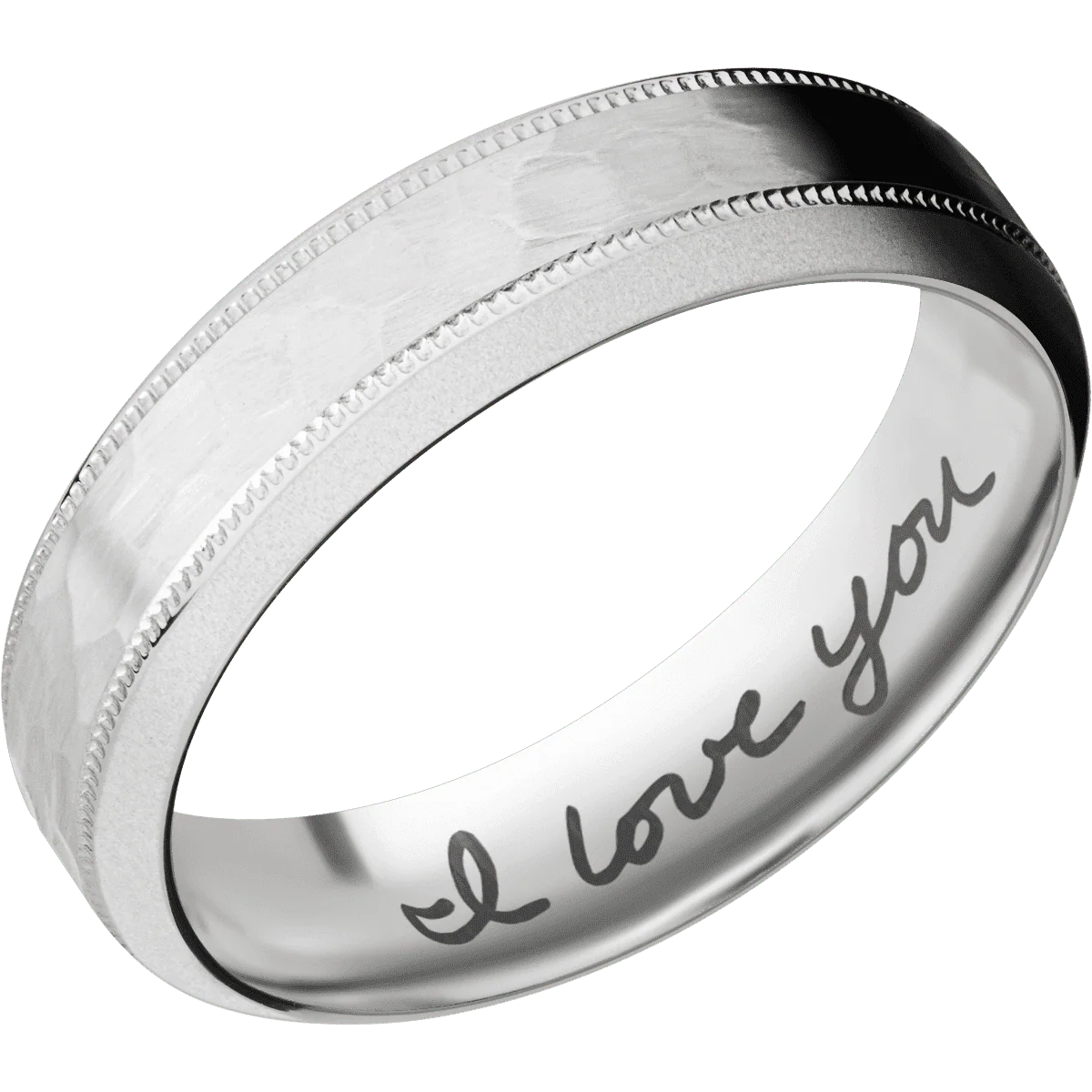 Platinum + Hammer , Bead Finish + Titanium - Image 2