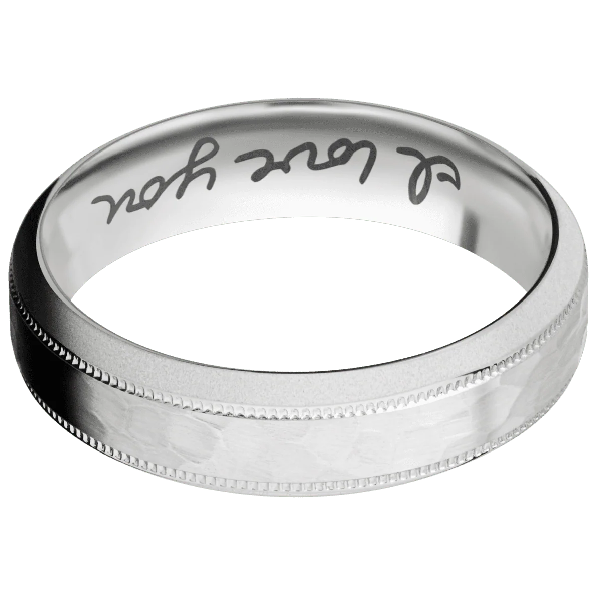 Platinum + Hammer , Bead Finish + Titanium - Image 3