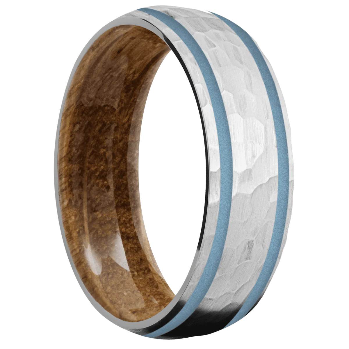 Platinum + Hammer Finish + Whiskey Barrel